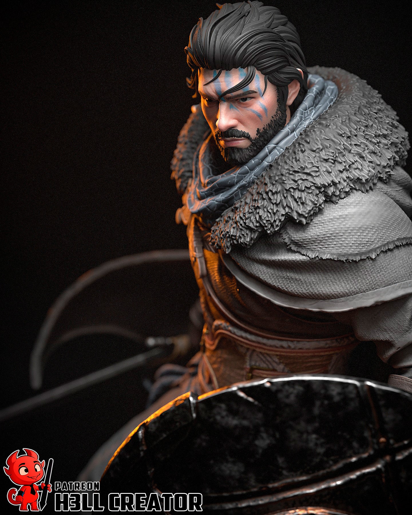 Kliff from Crimson Desert by h3ll creator | High Quality Resin Print | Painted Commissions available - Sephiknot