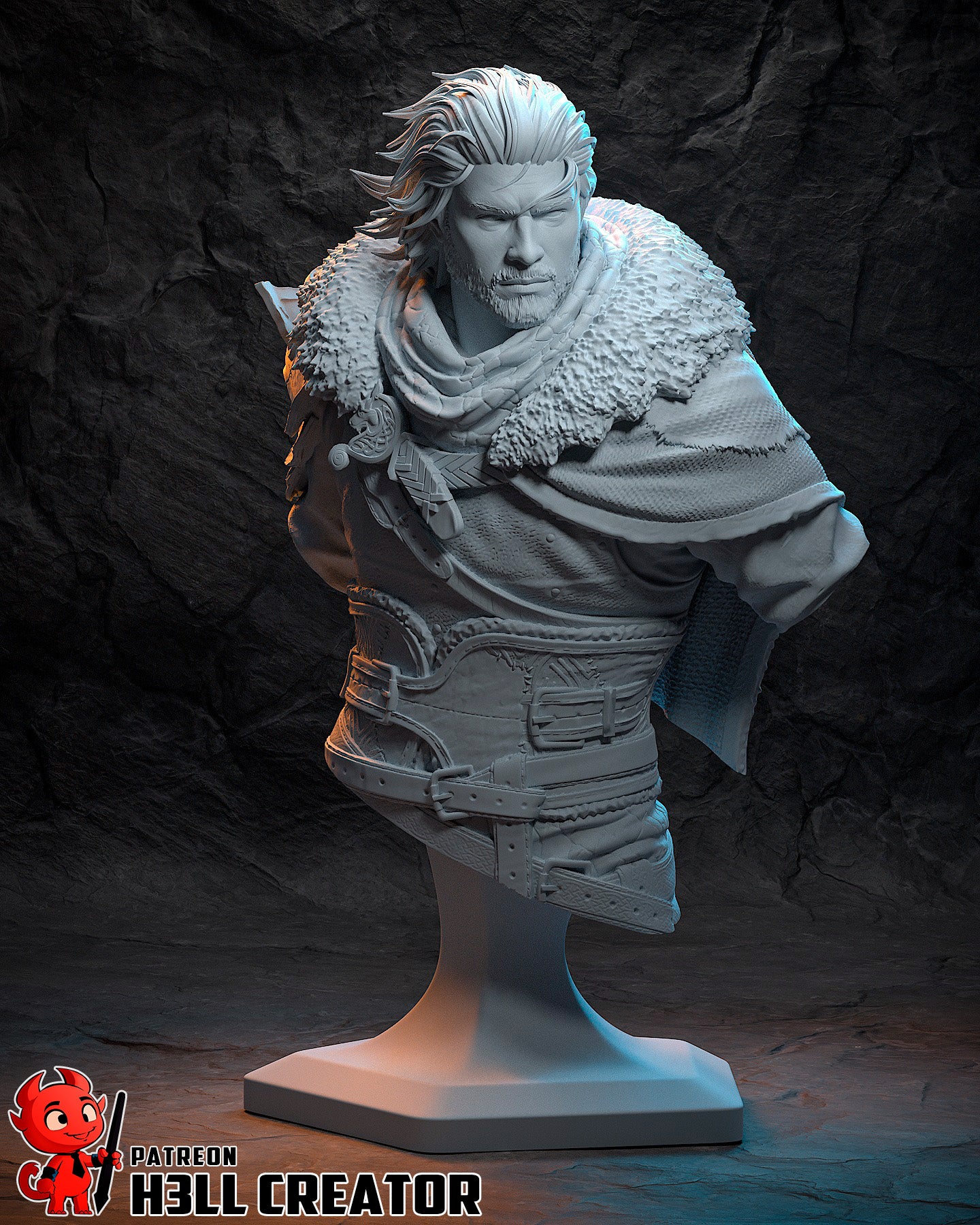 Kliff from Crimson Desert by h3ll creator | High Quality Resin Print | Painted Commissions available - Sephiknot