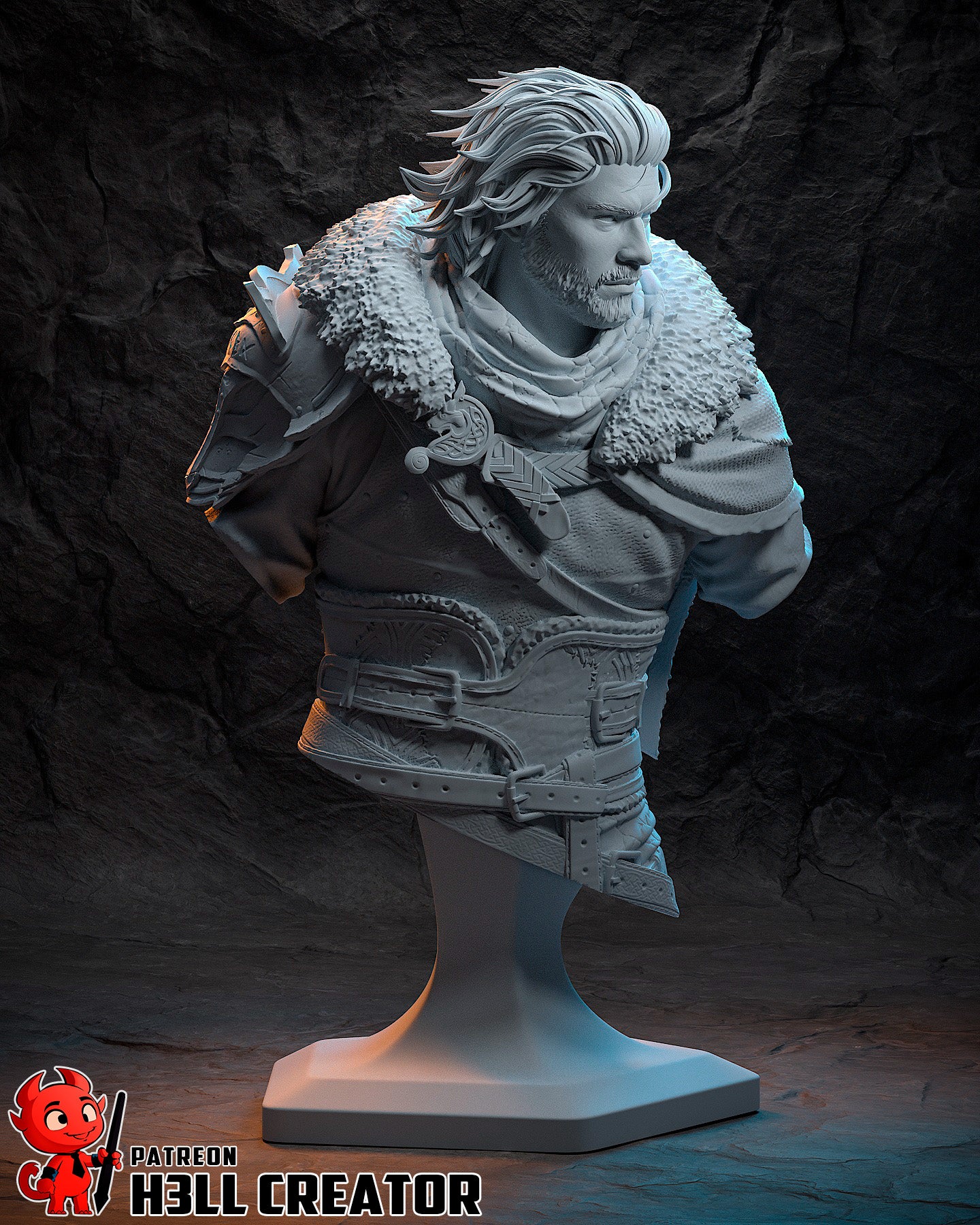 Kliff from Crimson Desert by h3ll creator | High Quality Resin Print | Painted Commissions available - Sephiknot