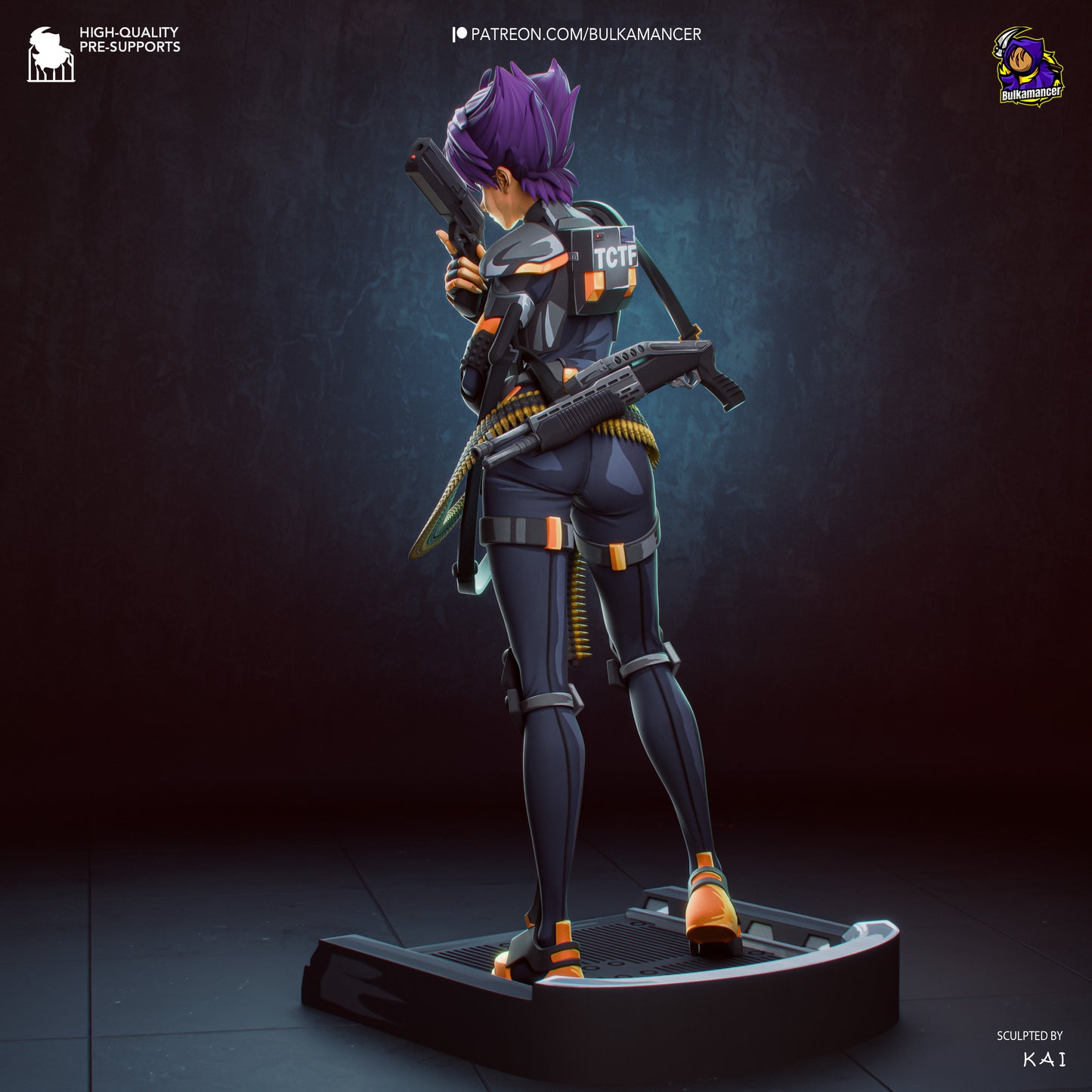 Konoko from Oni by Bulkamancer | High Quality Resin Print | Painted Commissions available!