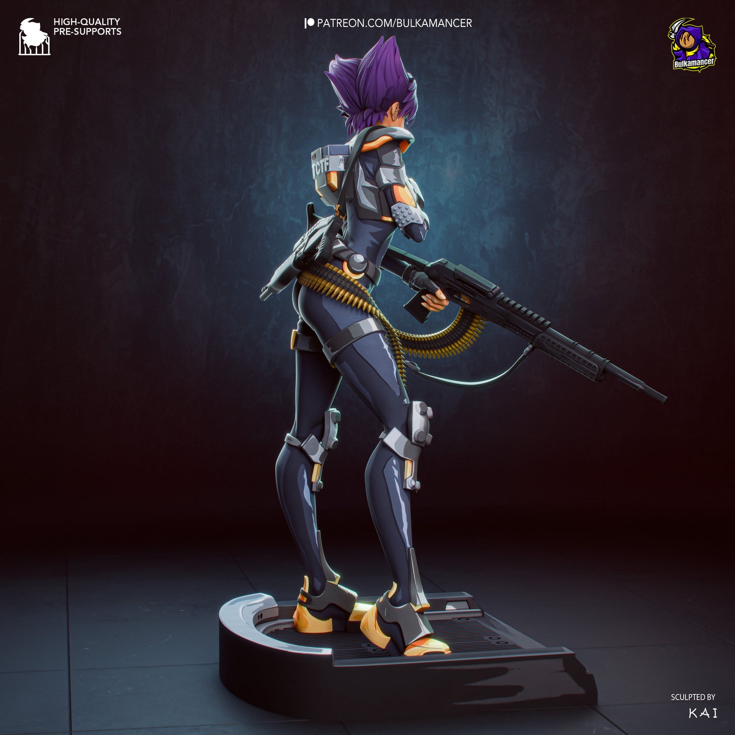 Konoko from Oni by Bulkamancer | High Quality Resin Print | Painted Commissions available!