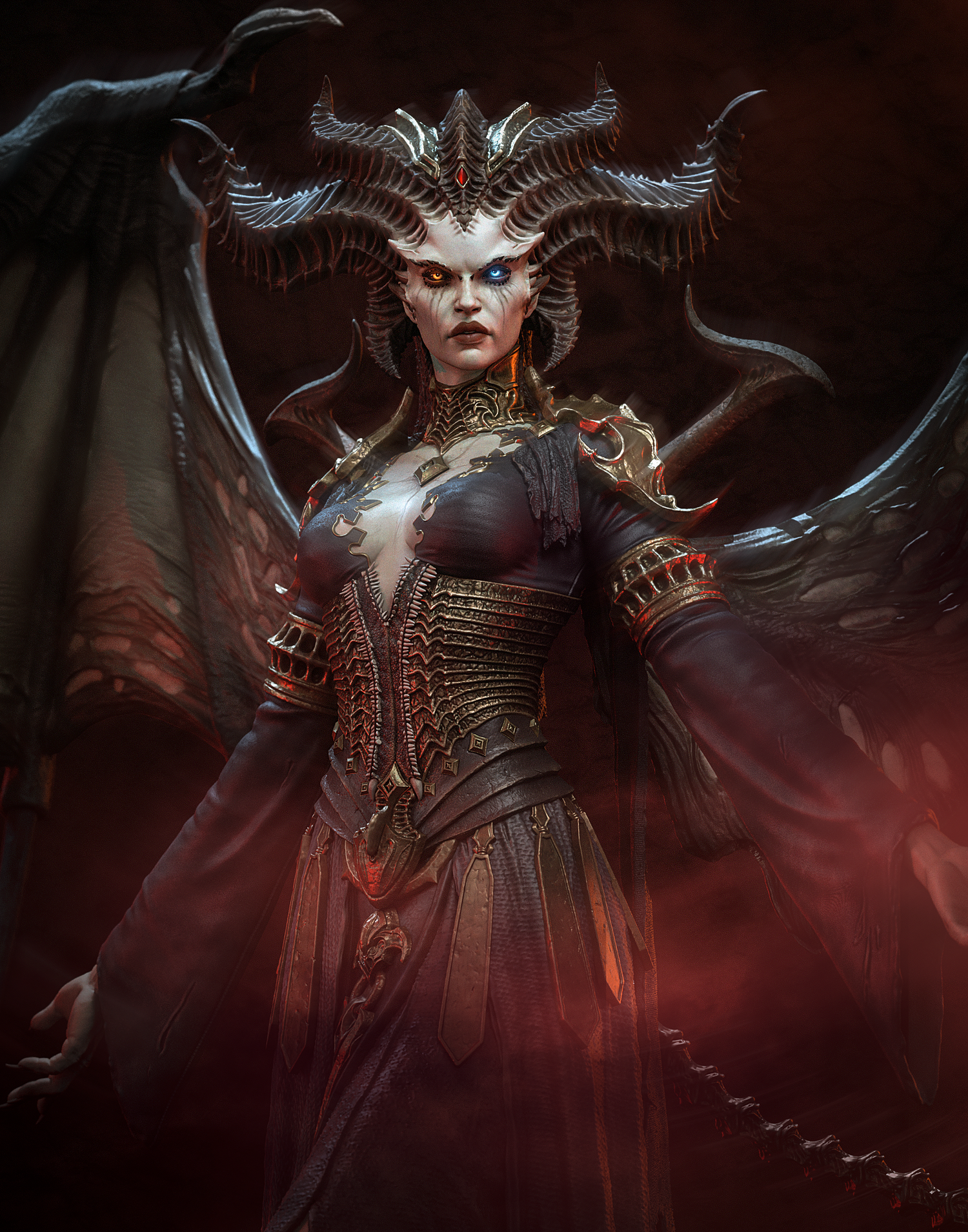 Lilith from Diablo Fan-Made Model by CA3D - Sephiknot