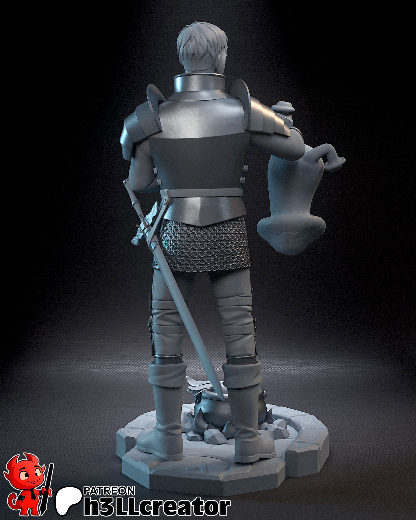 Laios Touden Garage Kit | Fanmade Model by h3llcreator | Delicious in Dungeon | 3D Printed - Sephiknot