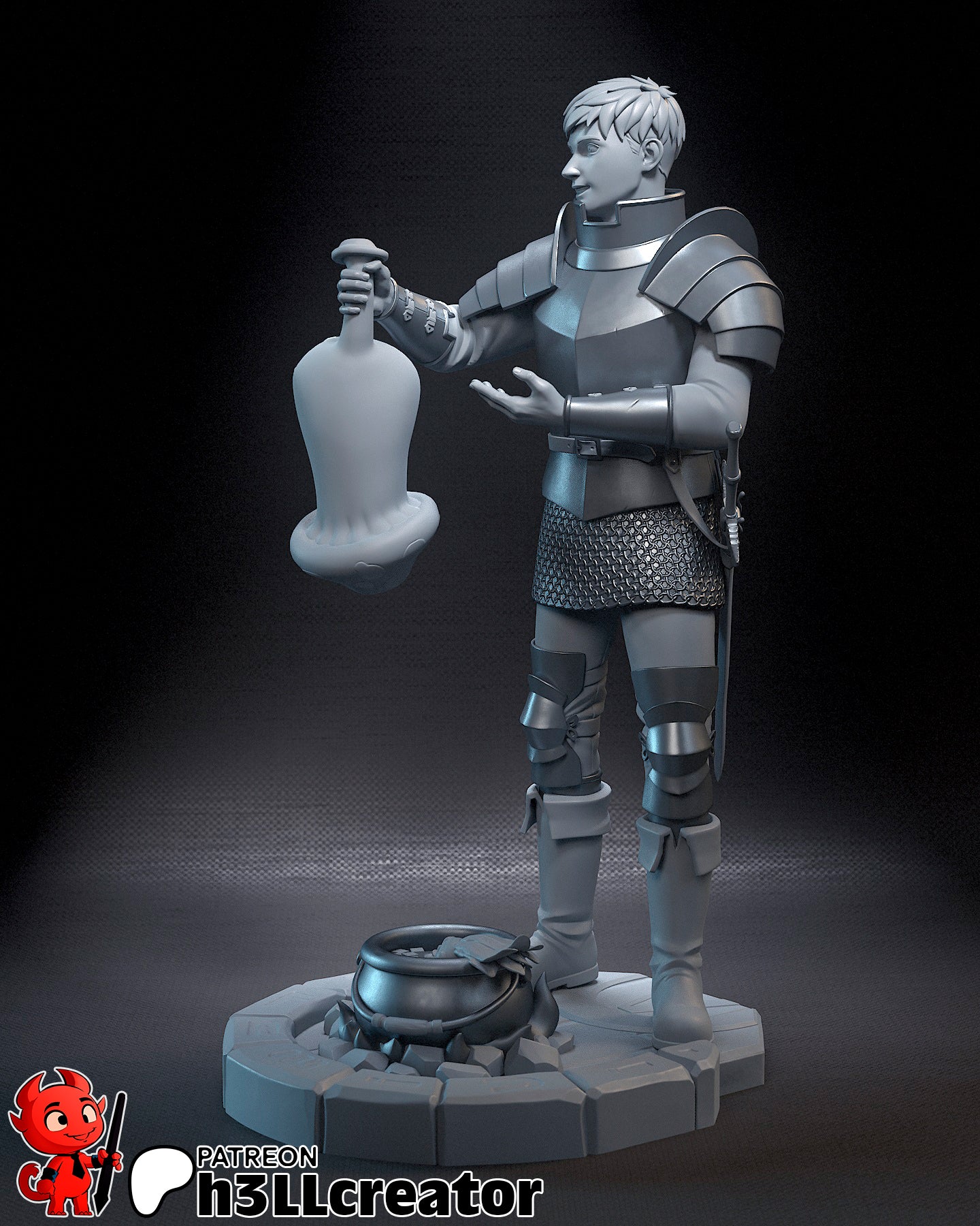 Laios Touden Garage Kit | Fanmade Model by h3llcreator | Delicious in Dungeon | 3D Printed - Sephiknot