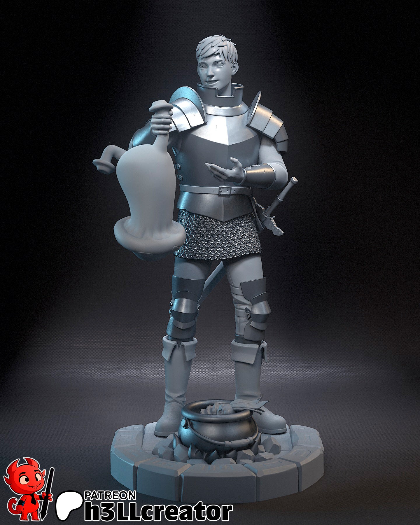 Laios Touden Garage Kit | Fanmade Model by h3llcreator | Delicious in Dungeon | 3D Printed - Sephiknot