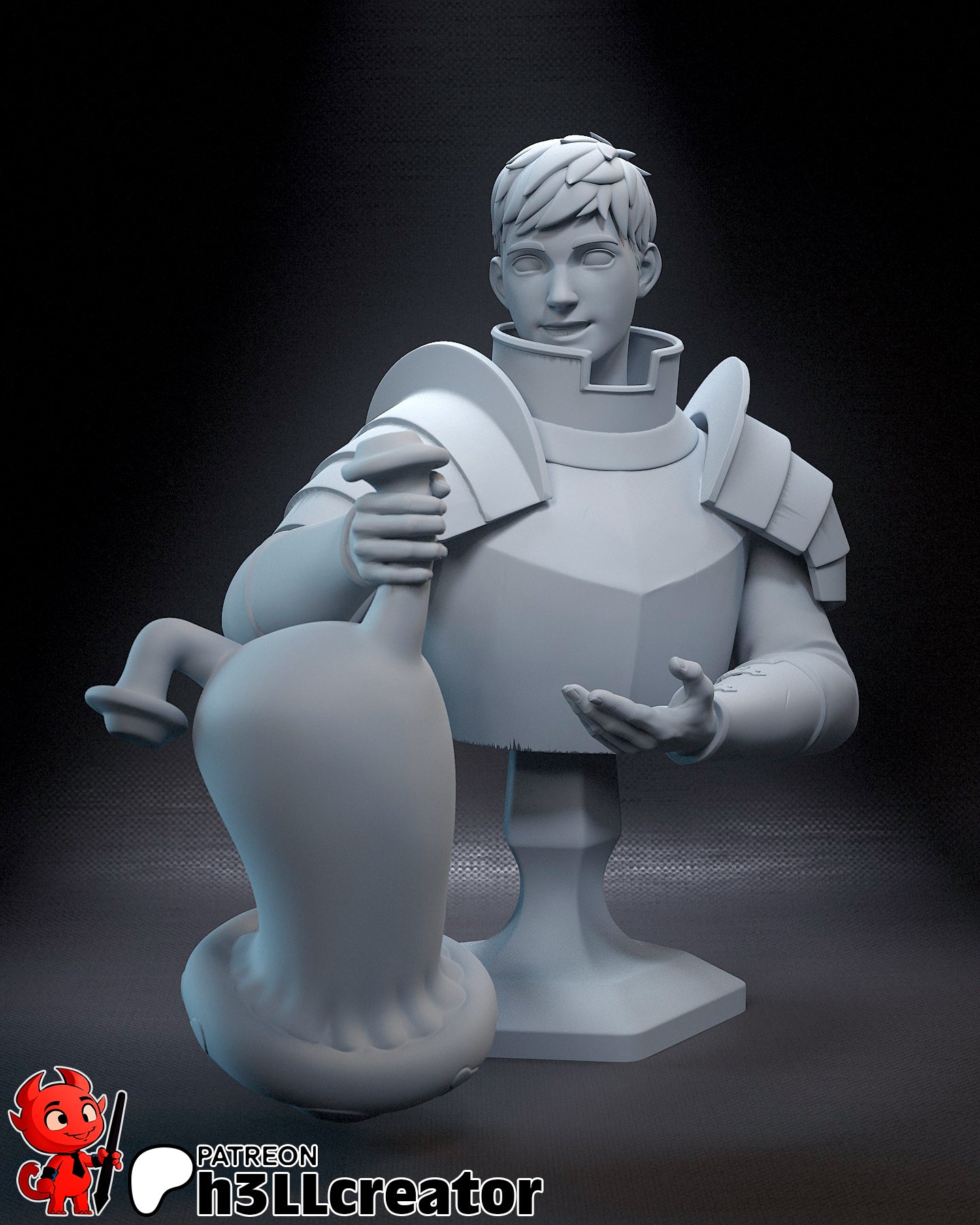 Laios Touden Garage Kit | Fanmade Model by h3llcreator | Delicious in Dungeon | 3D Printed - Sephiknot