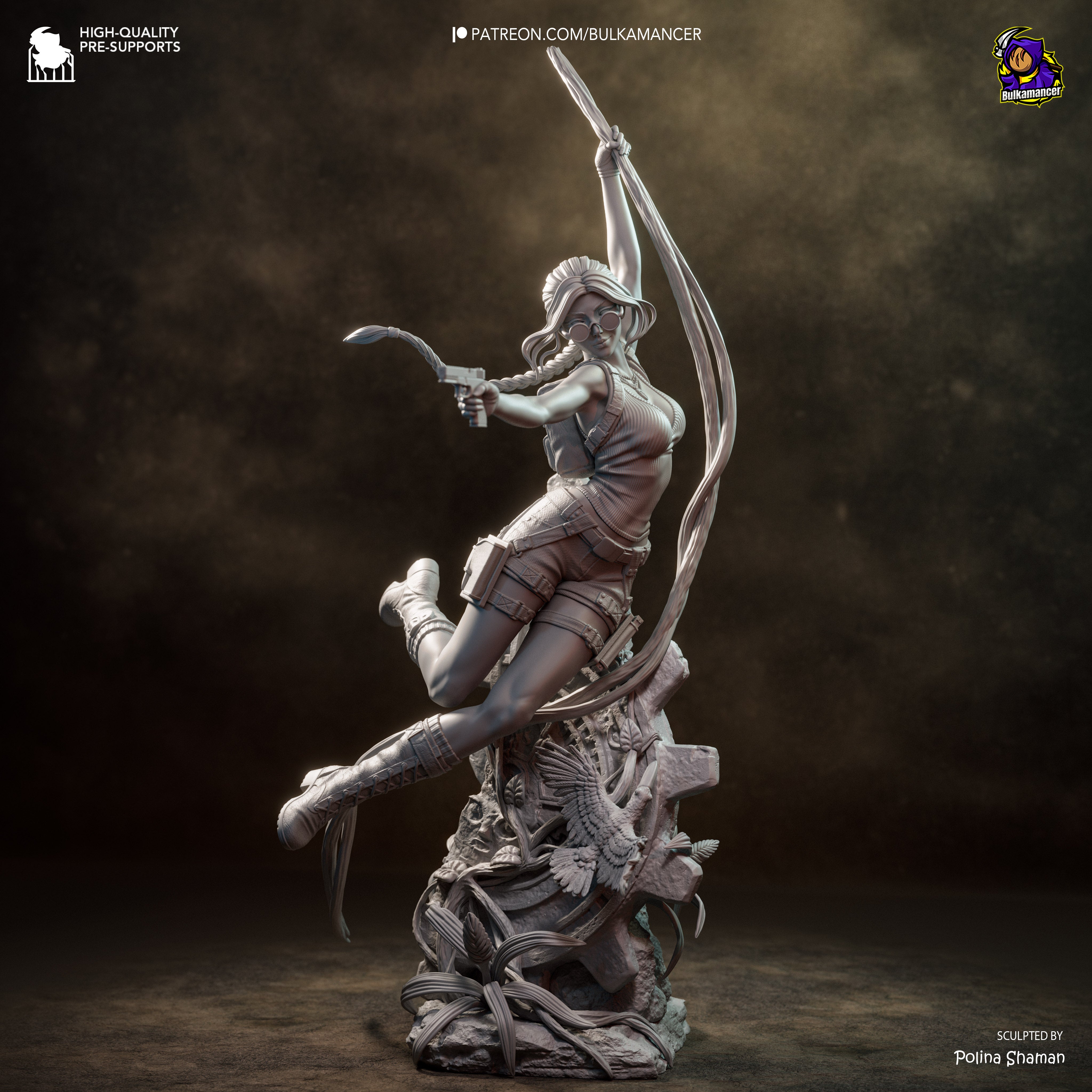 Lara Croft from Tomb Raider | High Quality Resin Print