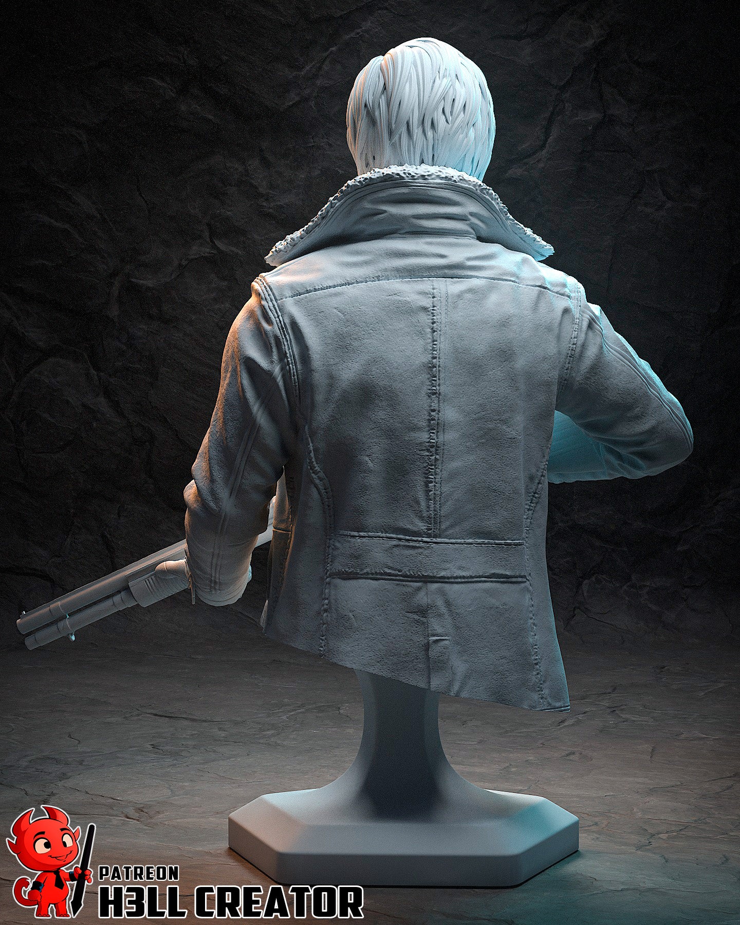 Leon Kennedy from Resident Evil by h3ll creator | High Quality Resin Print | Painted Commissions available! - Sephiknot