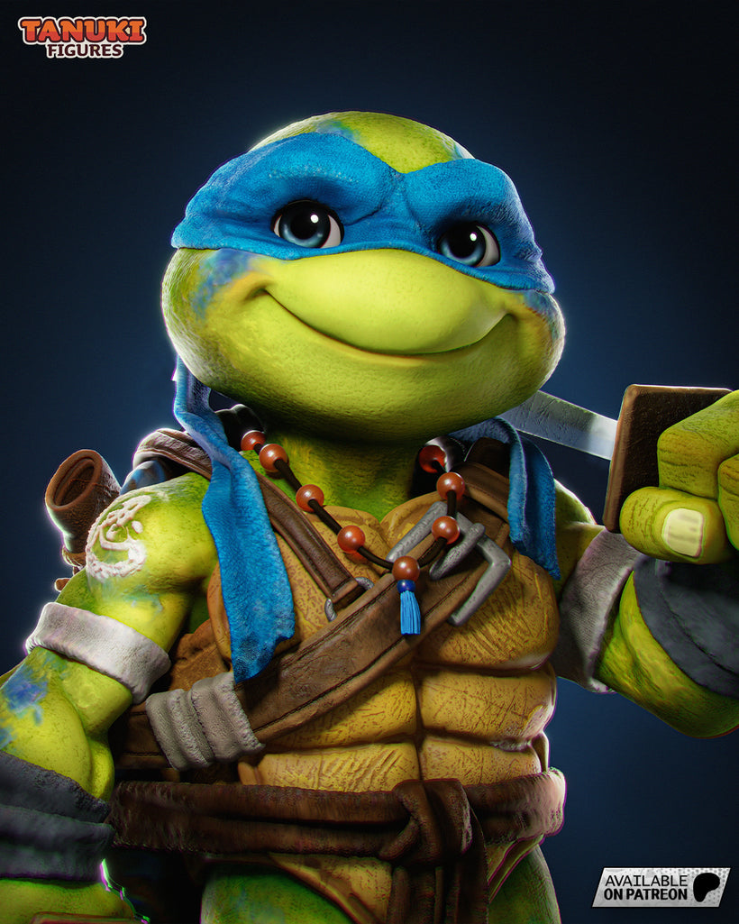 Leonardo from TMNT Fan-Made Model by Tanuki - Sephiknot