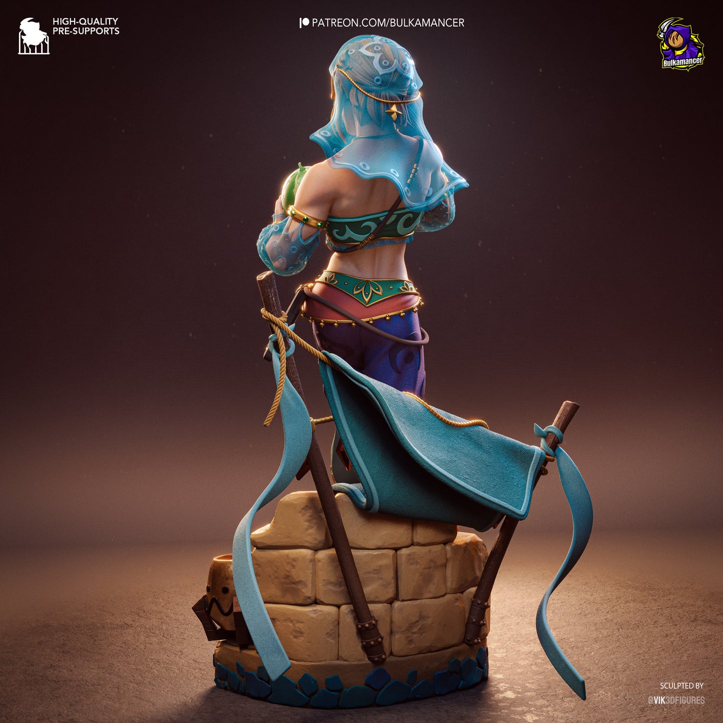 Gerudo Link by Bulkamancer | High Quality Resin Print | Painted Commissions available!