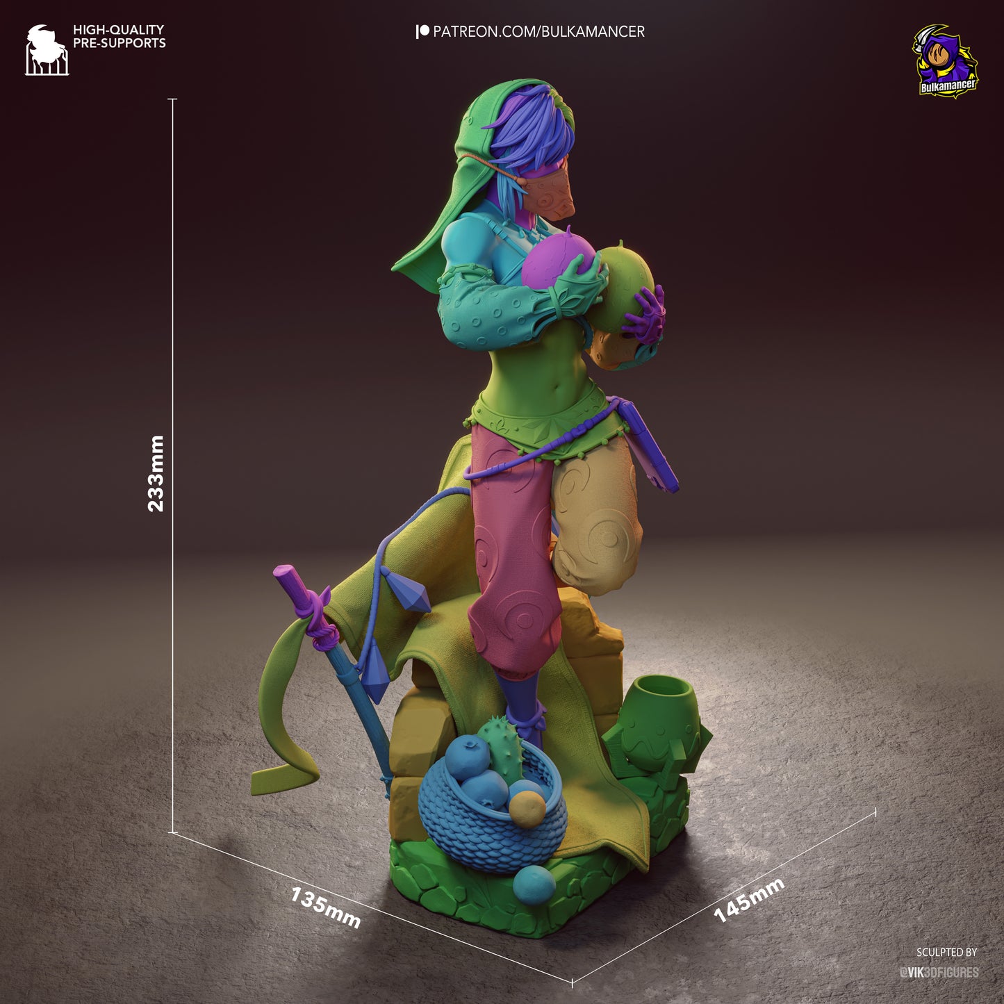 Gerudo Link by Bulkamancer | High Quality Resin Print | Painted Commissions available!