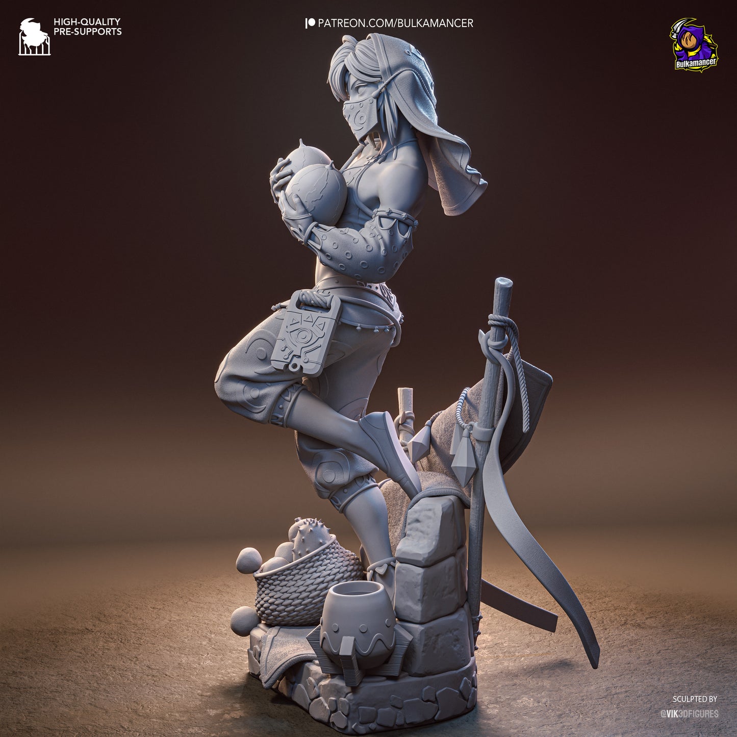 Gerudo Link by Bulkamancer | High Quality Resin Print | Painted Commissions available!