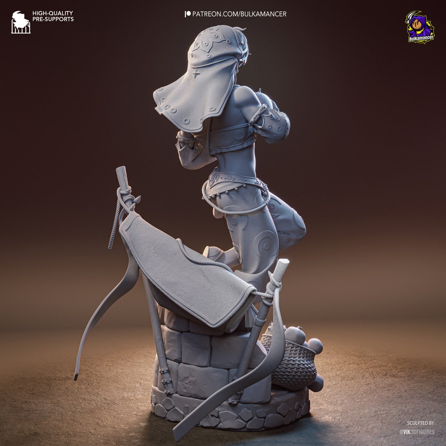 Gerudo Link by Bulkamancer | High Quality Resin Print | Painted Commissions available!