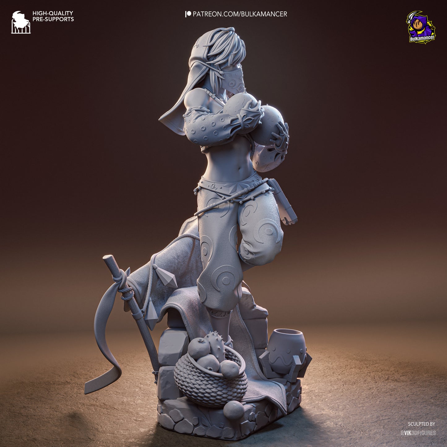 Gerudo Link by Bulkamancer | High Quality Resin Print | Painted Commissions available!