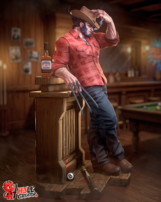 Logan by h3ll creator | High Quality Resin Print | Painted Commissions available!