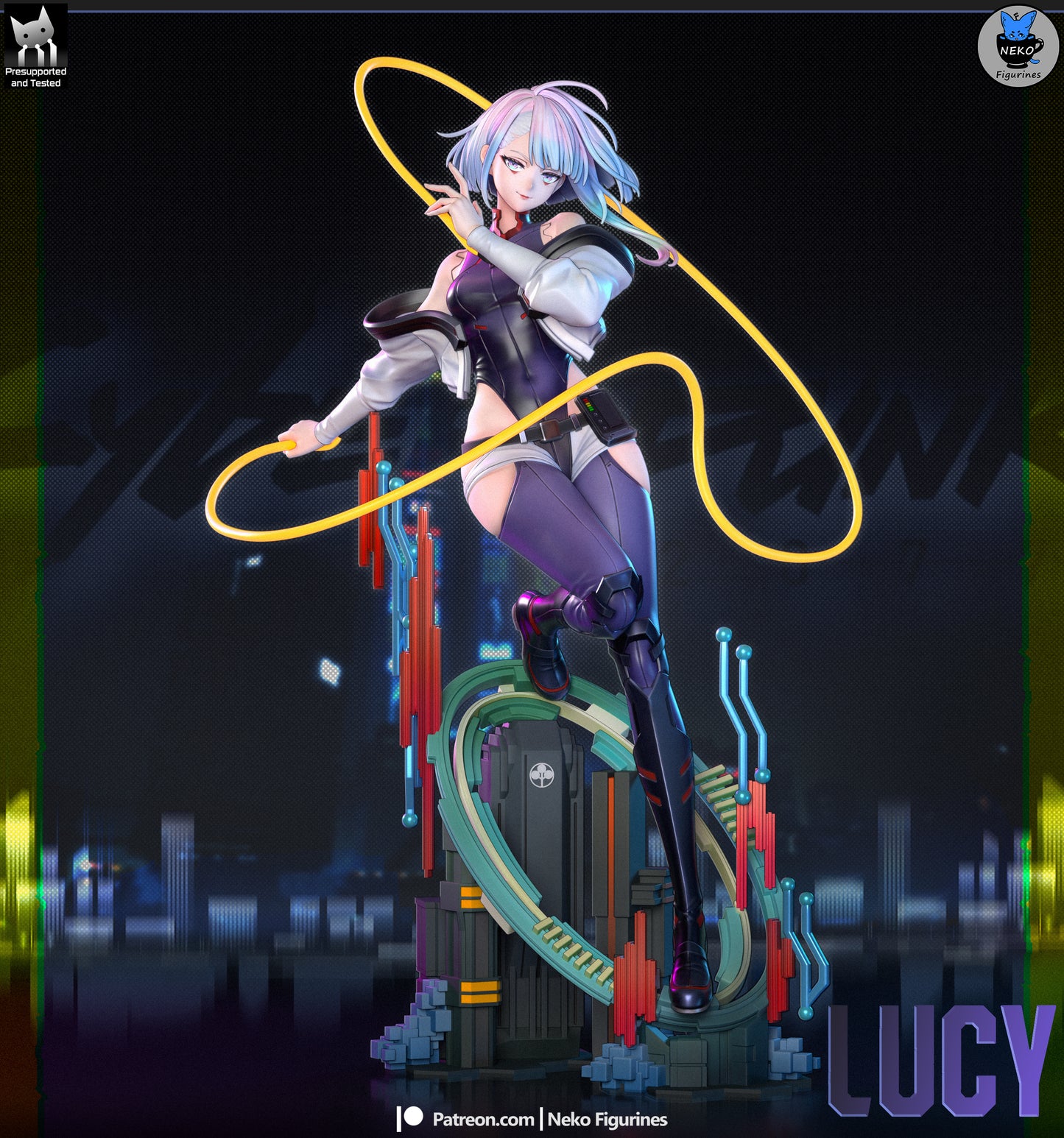 Lucy by Neko Figurines | High Quality Resin Print | Painted Commissions available!