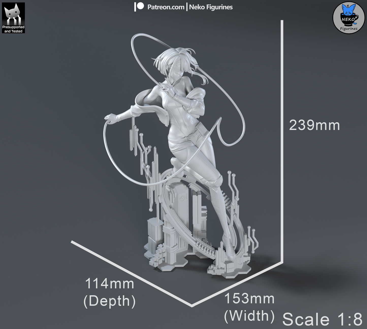 Lucy by Neko Figurines | High Quality Resin Print | Painted Commissions available!