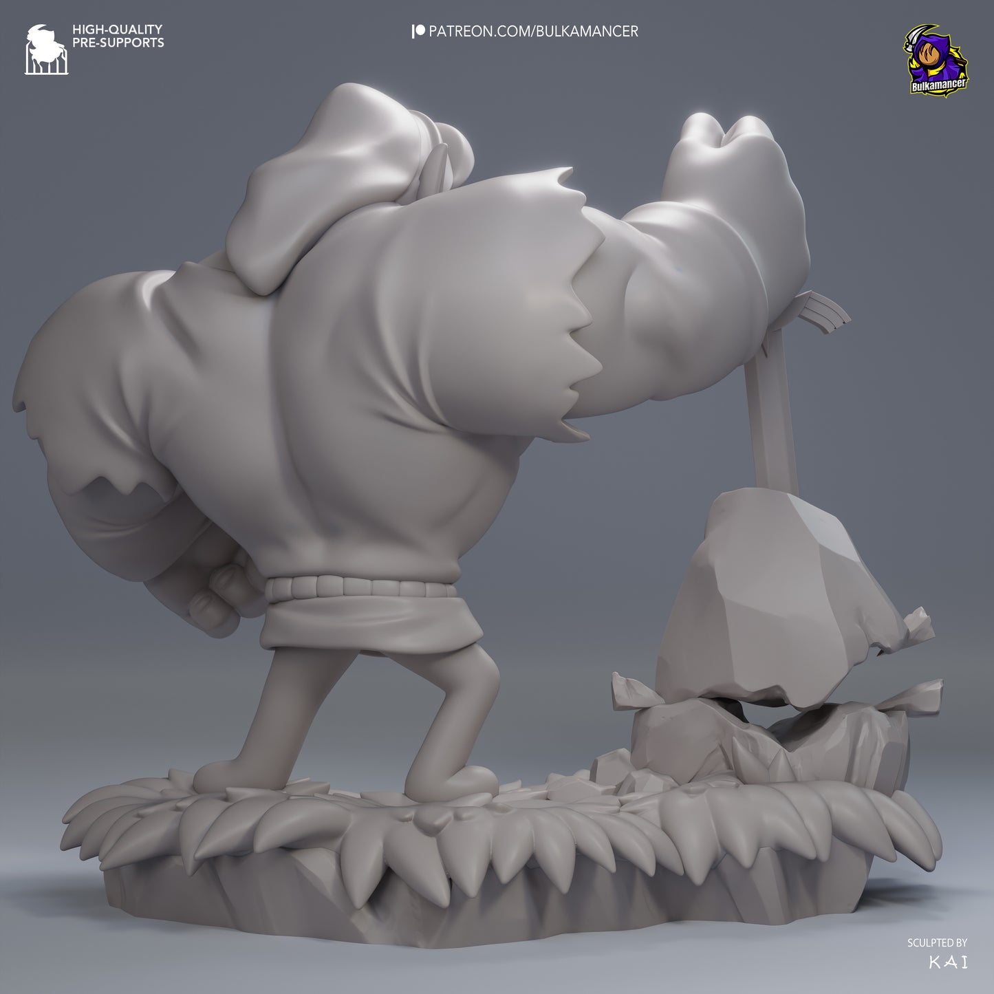 Lunk by Bulkamancer | High Quality Resin Print | Painted Commissions available!