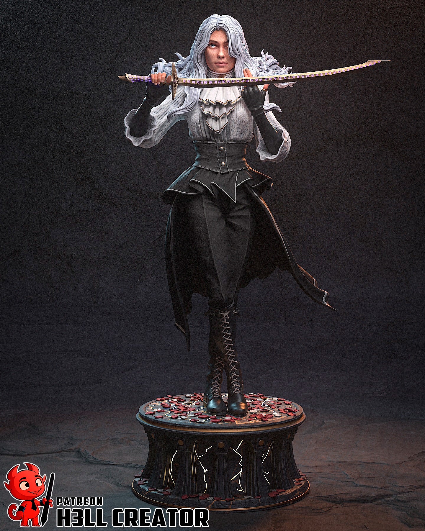 Maelle from Clair Obscur Fan-Made Model by h3llcreator - Sephiknot