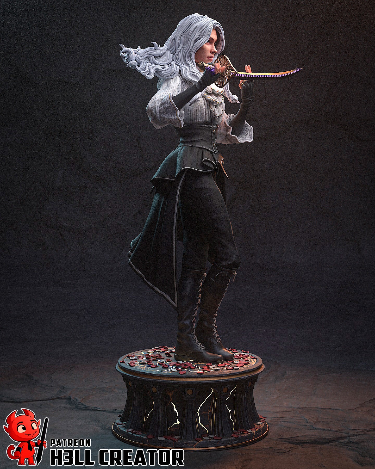 Maelle from Clair Obscur Fan-Made Model by h3llcreator - Sephiknot