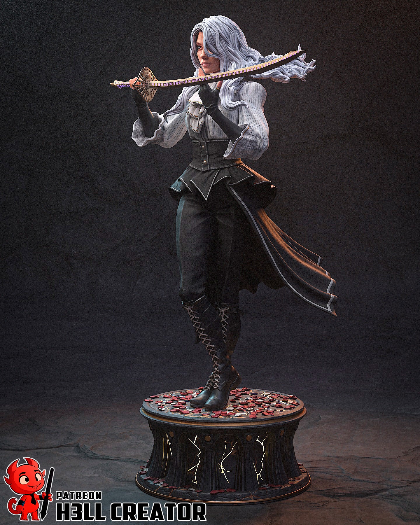 Maelle from Clair Obscur Fan-Made Model by h3llcreator - Sephiknot