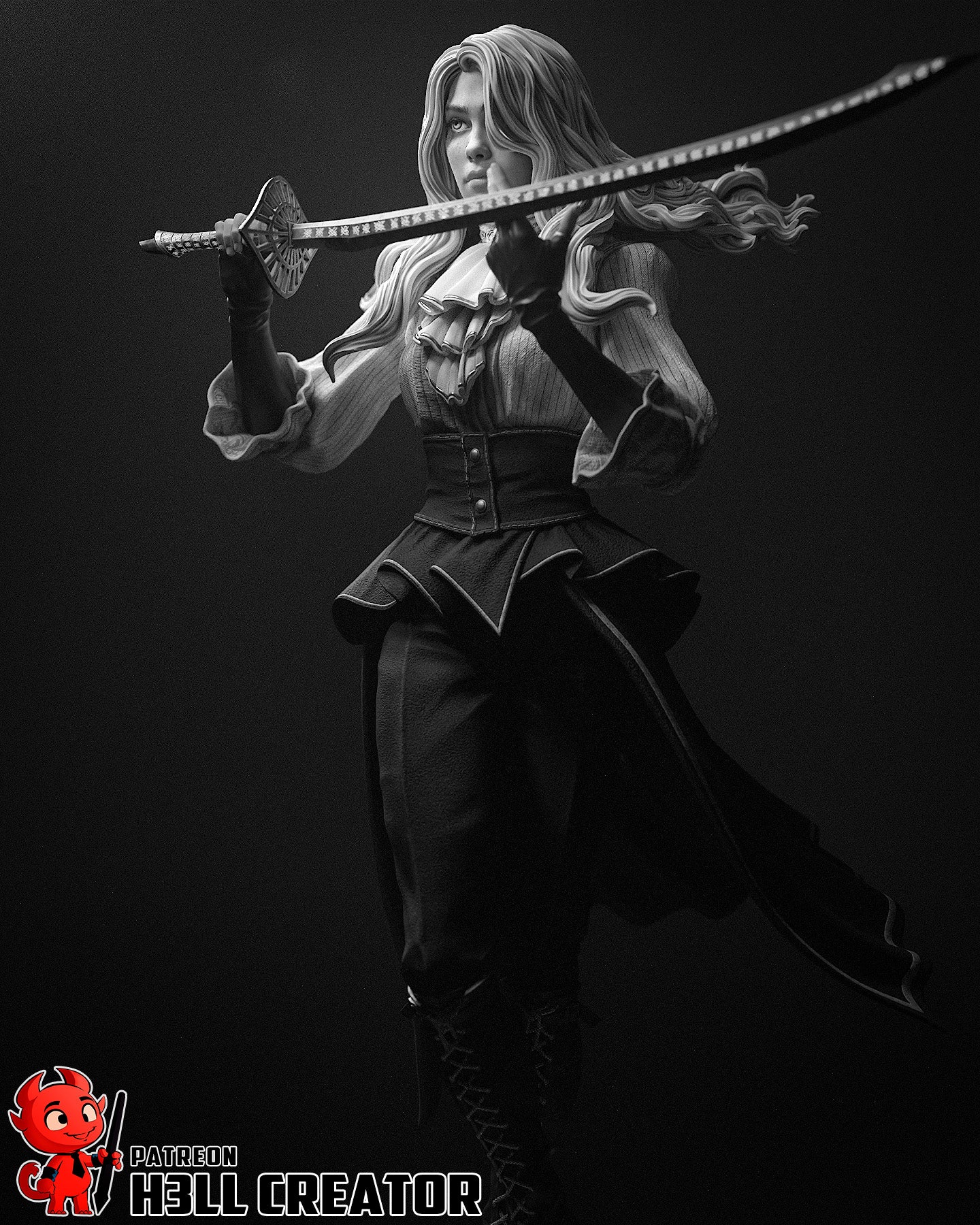 Maelle from Clair Obscur Fan-Made Model by h3llcreator - Sephiknot