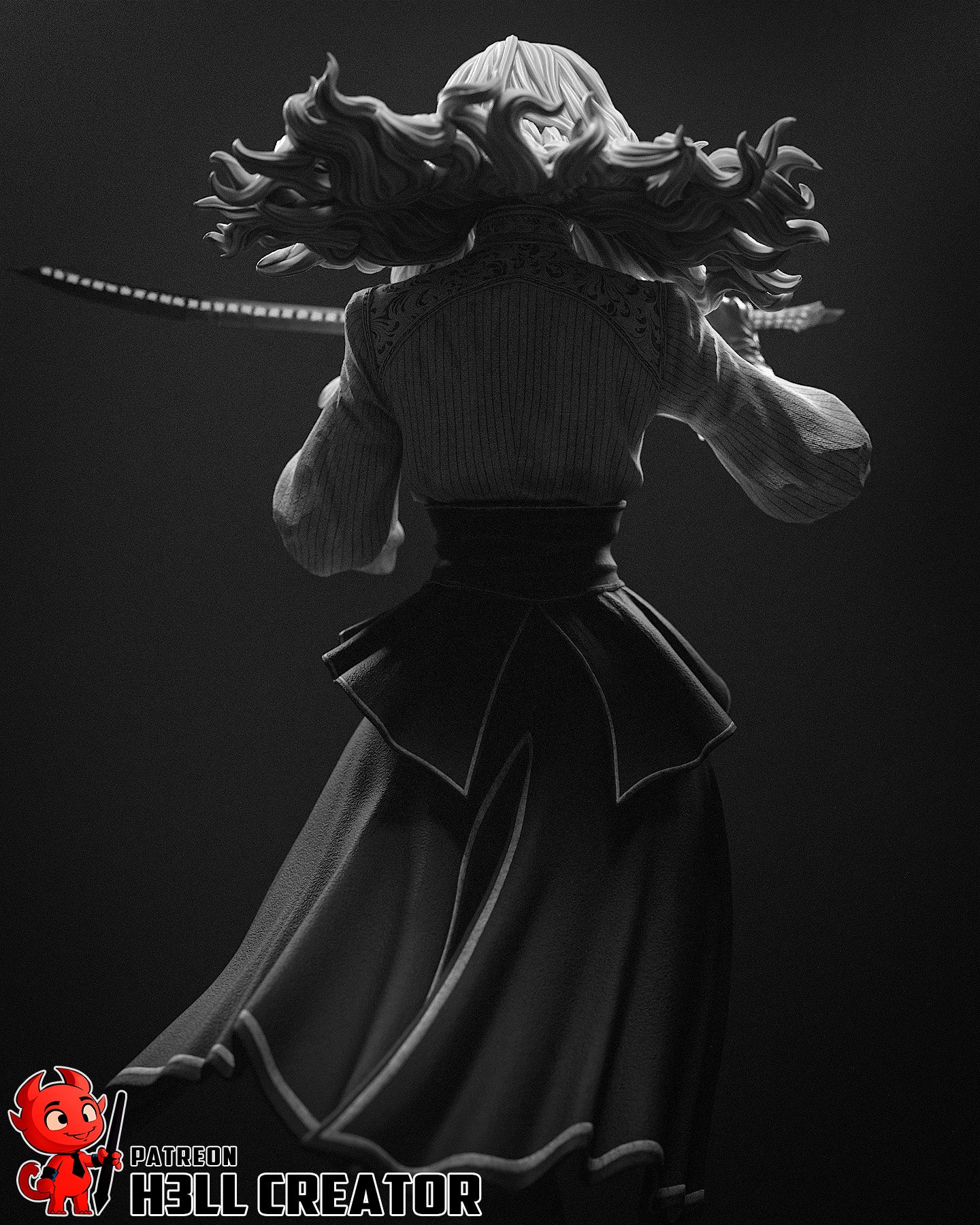 Maelle from Clair Obscur Fan-Made Model by h3llcreator - Sephiknot