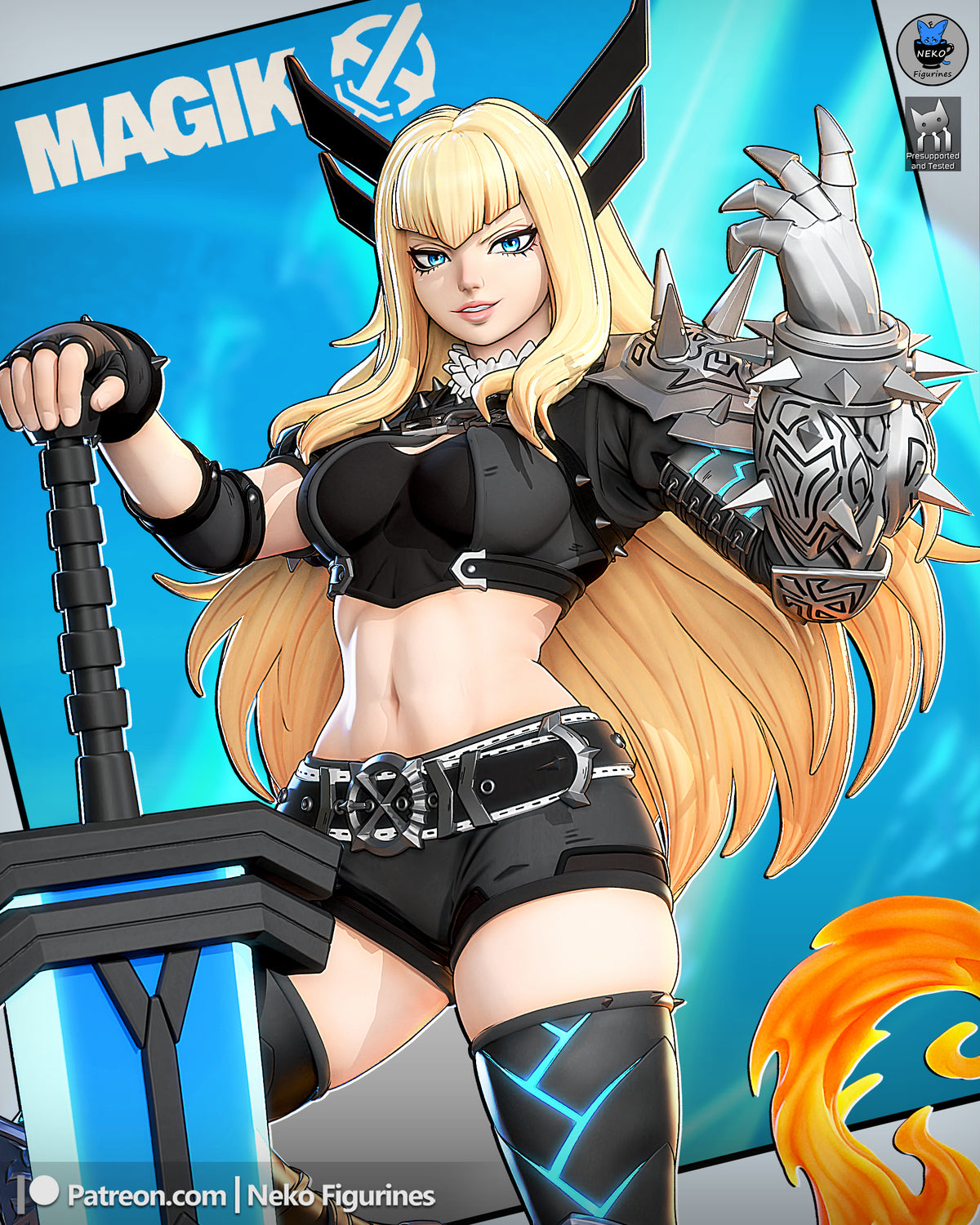 Magik by Neko Figurines | High Quality Resin Print | Painted Commissions available!