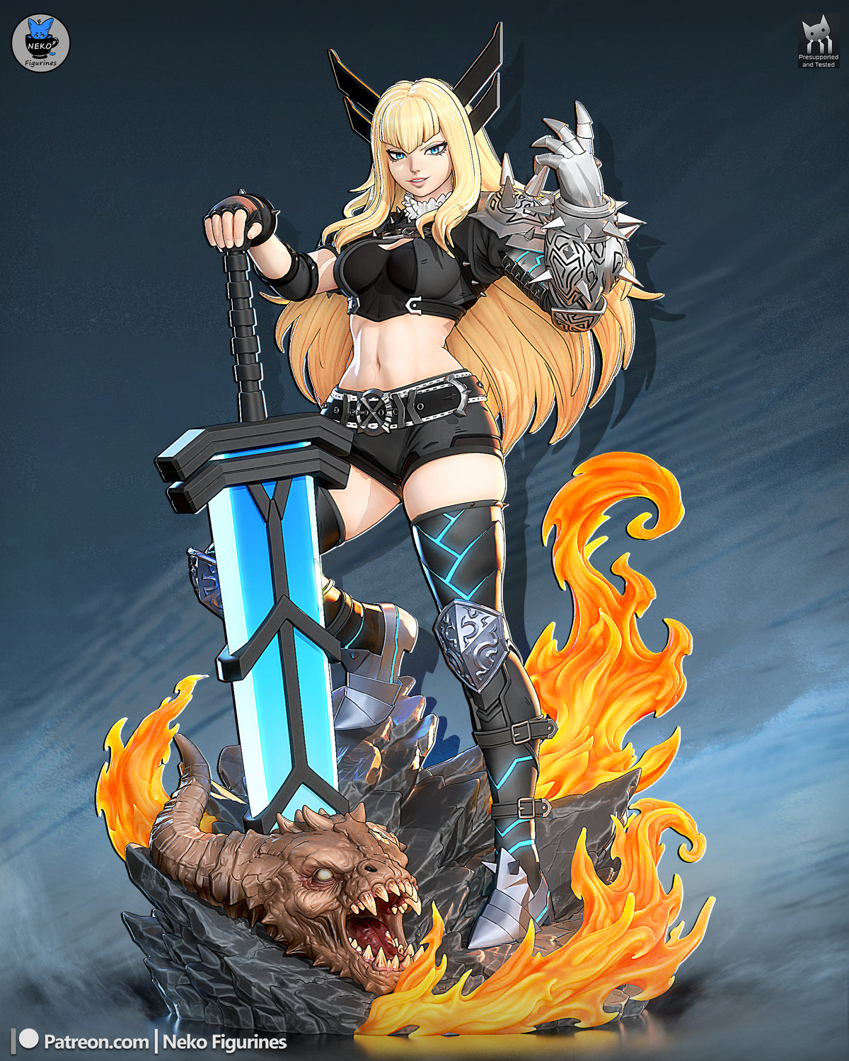 Magik by Neko Figurines | High Quality Resin Print | Painted Commissions available!