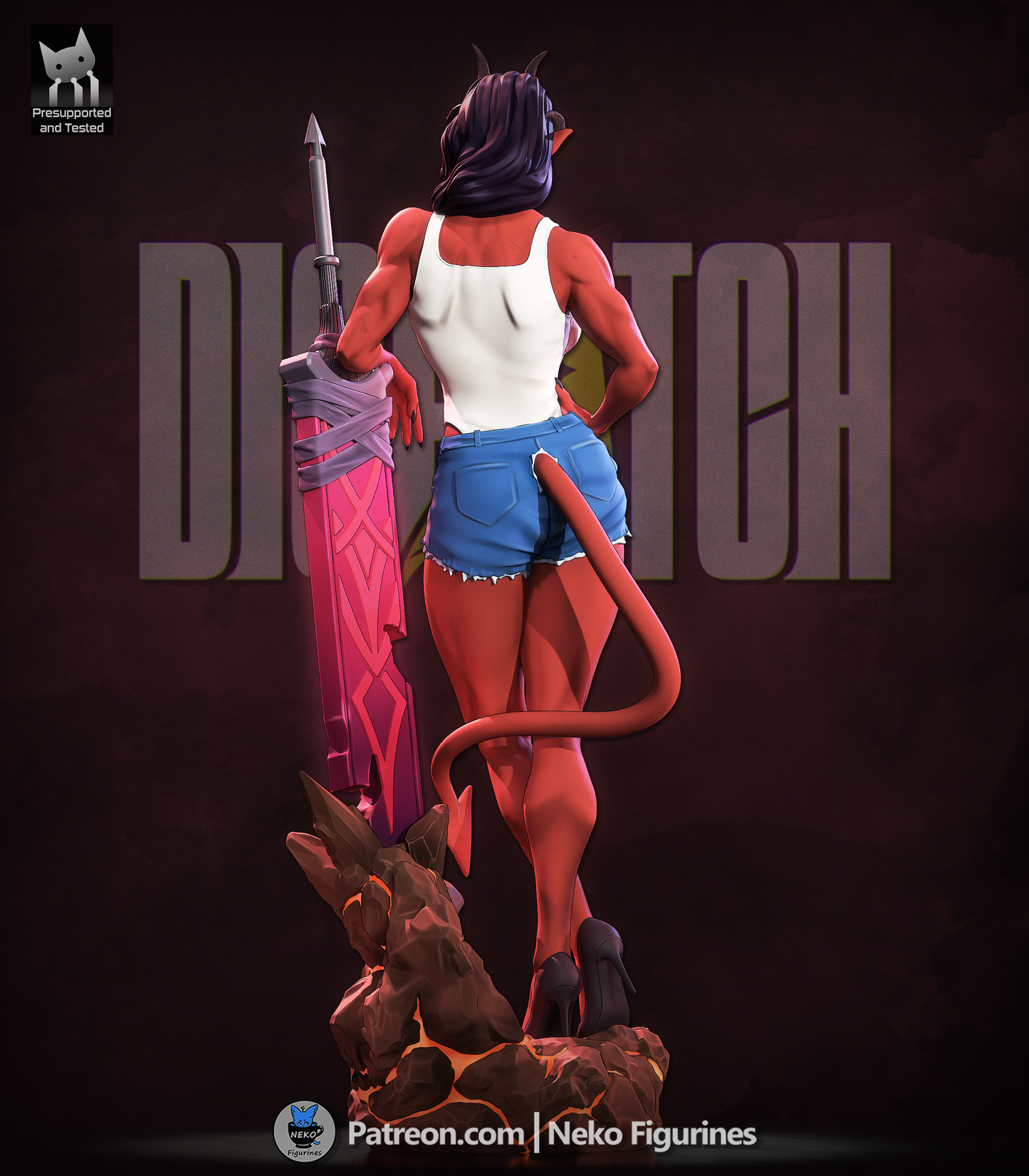 Malevola from Dispatch by Neko Figurines | High Quality Resin Print | Painted Commissions available! - Sephiknot