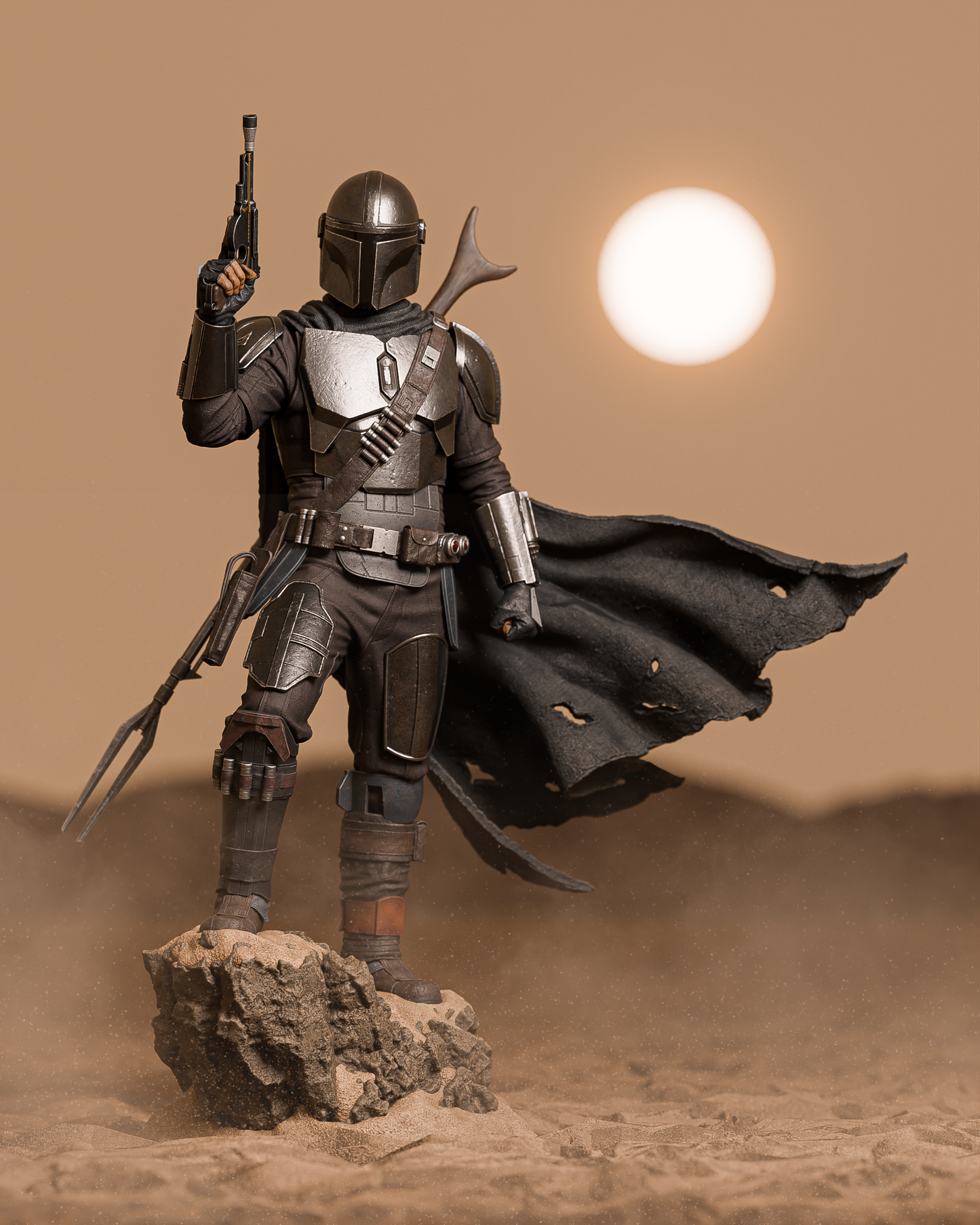 Mandalorian by CA3D | High Quality Resin Print | Painted Commissions available!