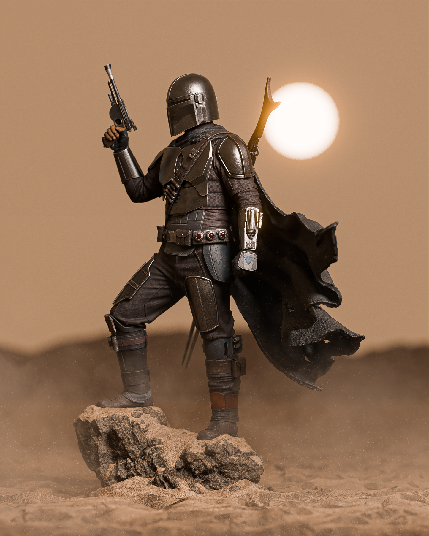 Mandalorian by CA3D | High Quality Resin Print | Painted Commissions available!