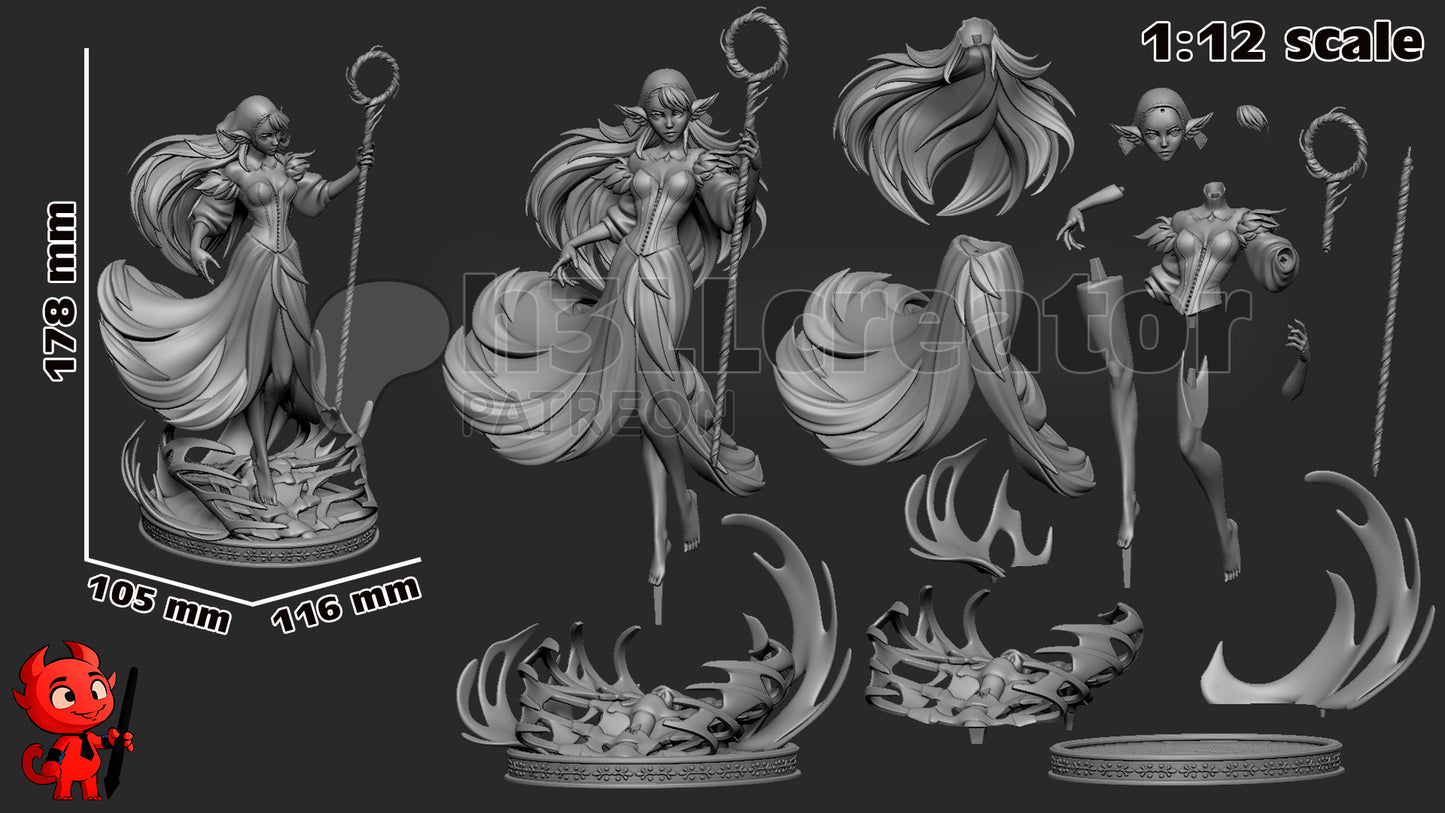 Marcille Garage Kit | Fanmade Model by h3llCreator | Delicious in Dungeon | 3D Printed - Sephiknot