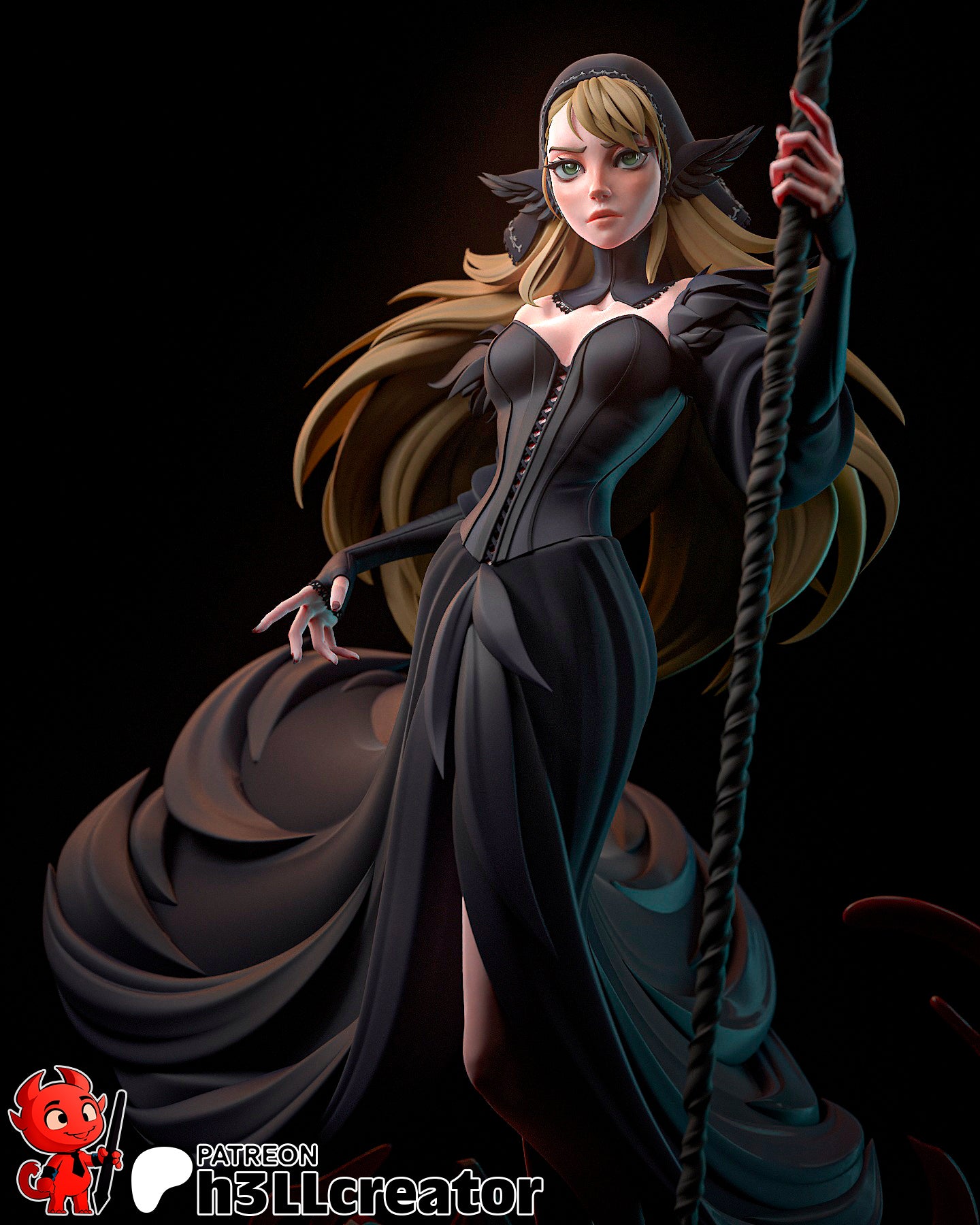 Marcille Garage Kit | Fanmade Model by h3llCreator | Delicious in Dungeon | 3D Printed - Sephiknot