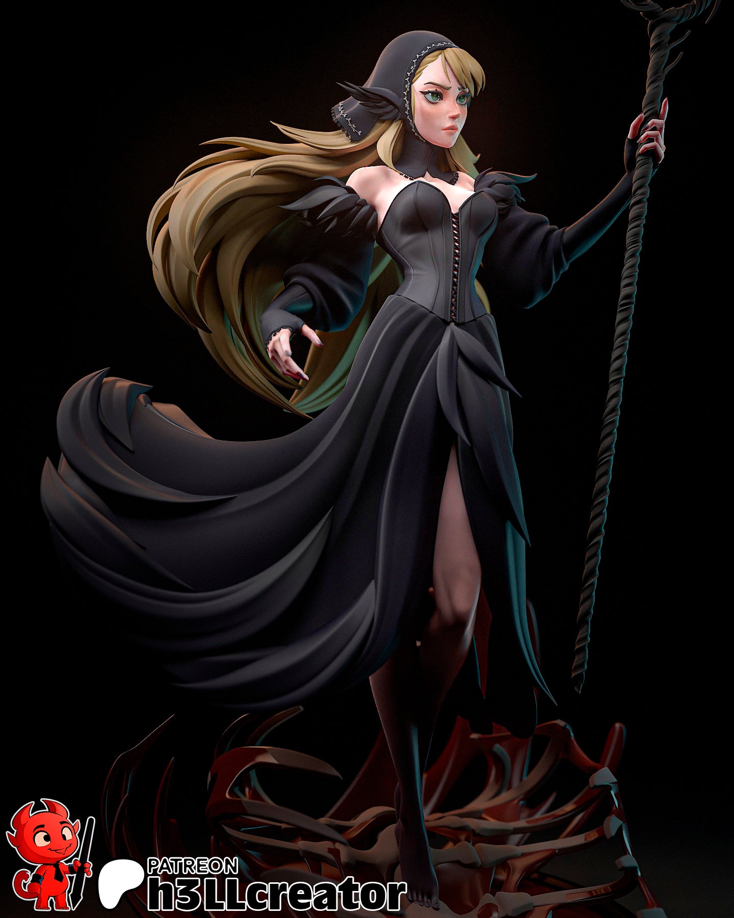 Marcille Garage Kit | Fanmade Model by h3llCreator | Delicious in Dungeon | 3D Printed - Sephiknot