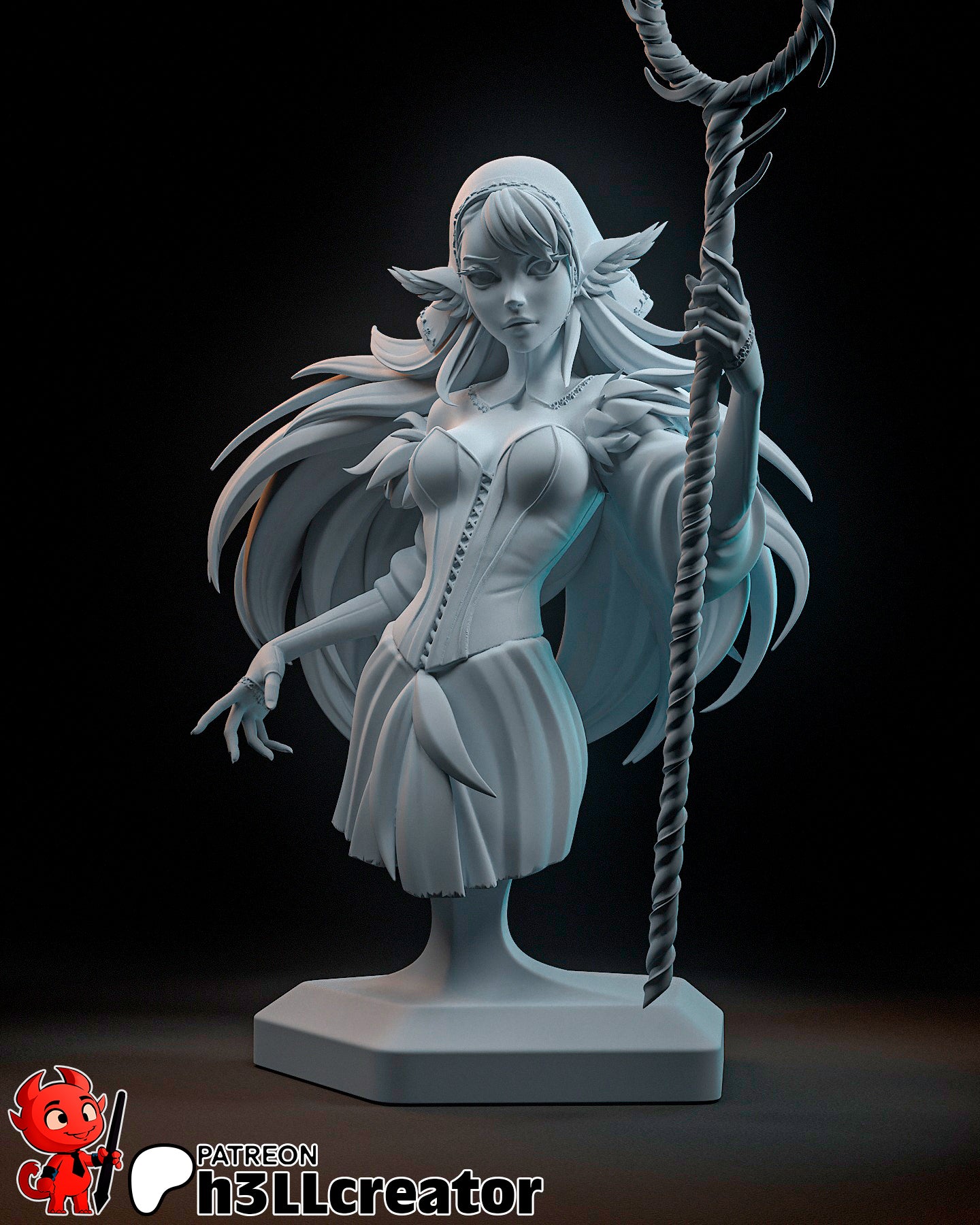 Marcille Garage Kit | Fanmade Model by h3llCreator | Delicious in Dungeon | 3D Printed - Sephiknot