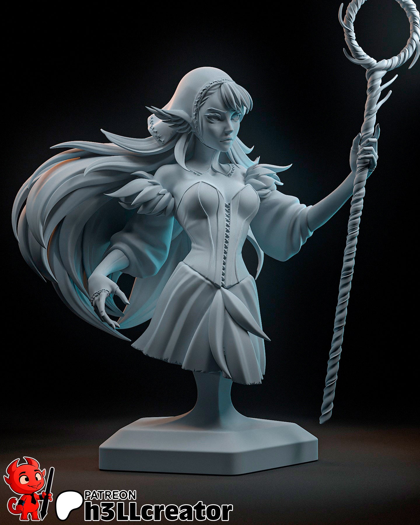 Marcille Garage Kit | Fanmade Model by h3llCreator | Delicious in Dungeon | 3D Printed - Sephiknot