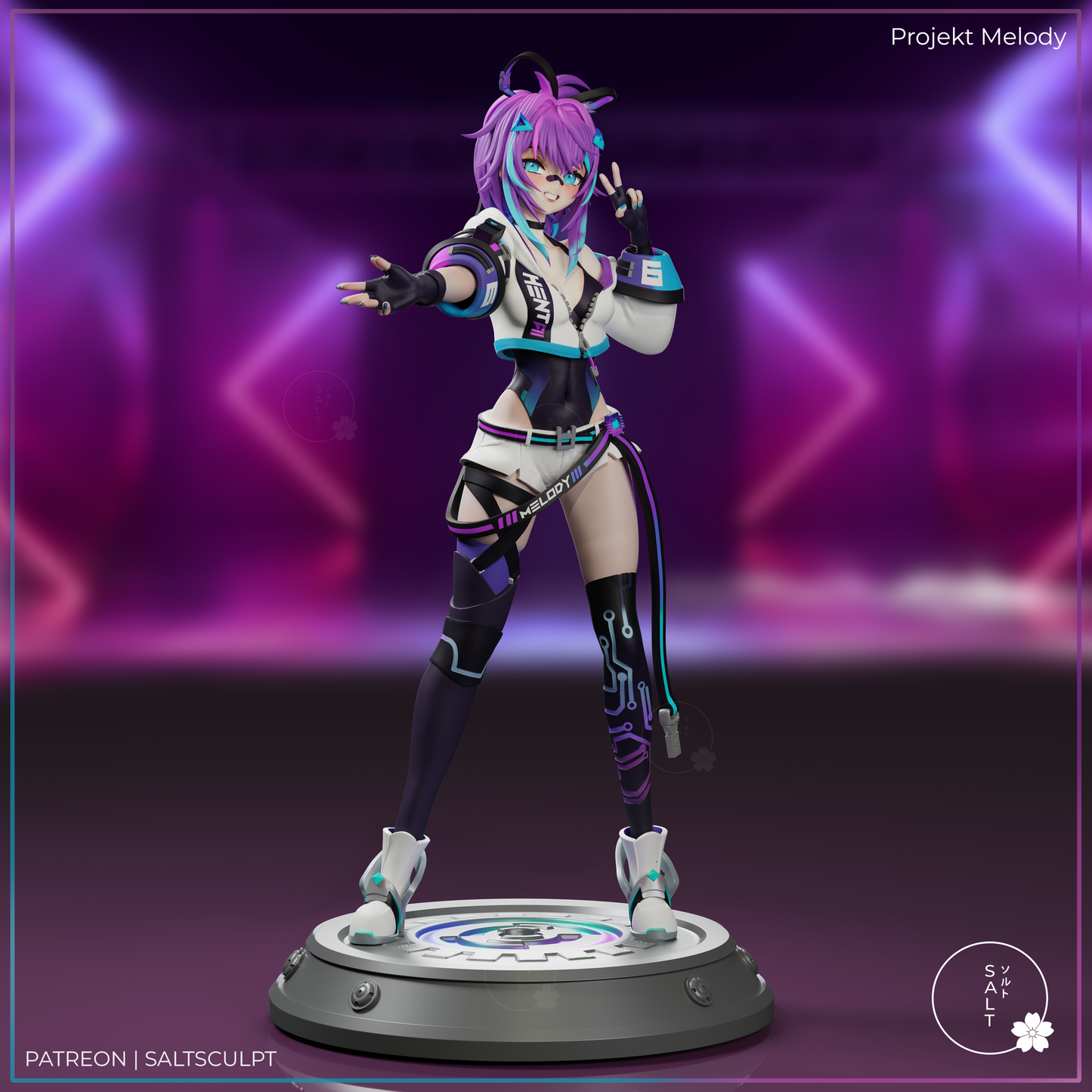 Project Melody by SaltSculpts | High Quality Resin Print | Painted Commissions available!