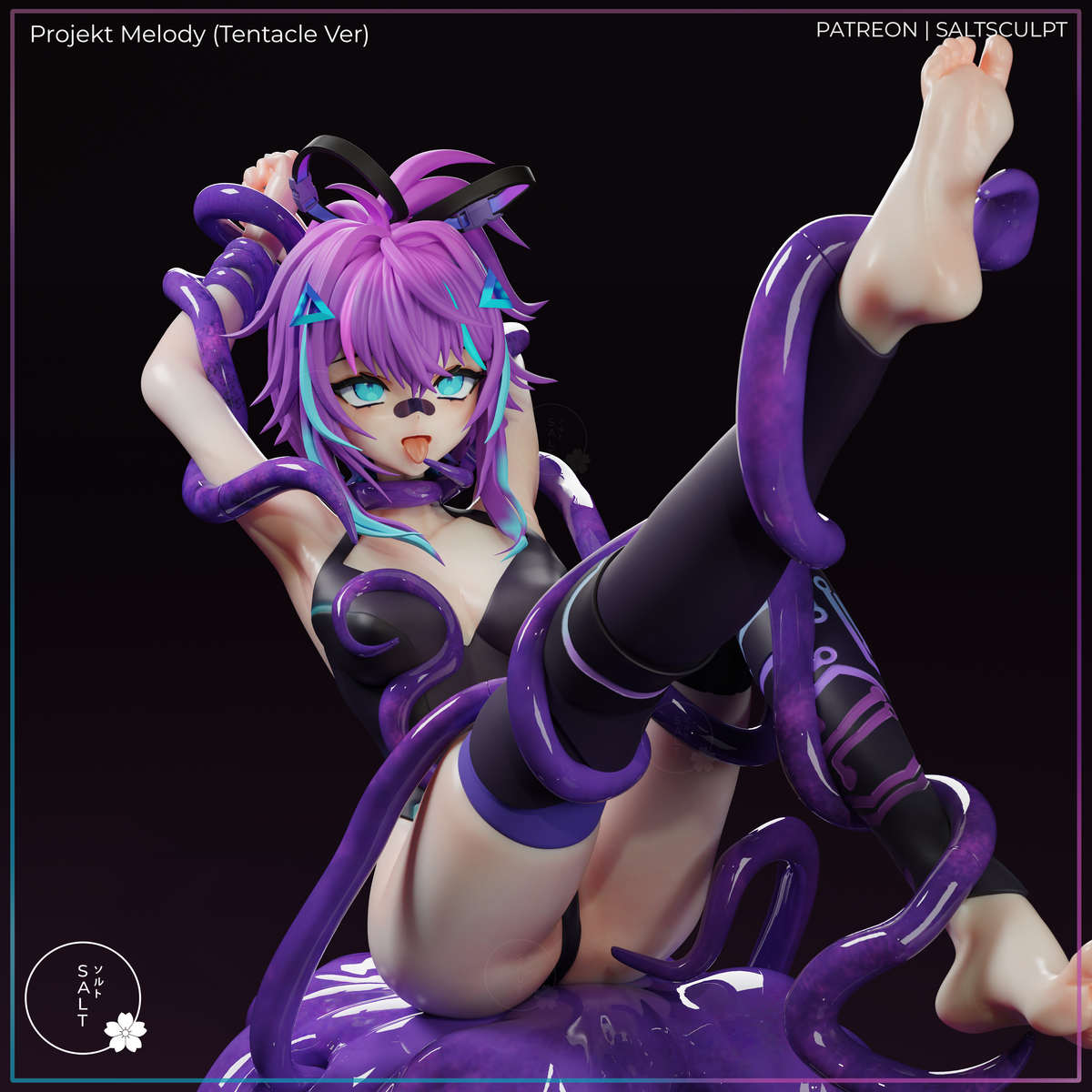 Projekt Melody by SaltSculpts | High Quality Resin Print | Painted Commissions available! - Sephiknot
