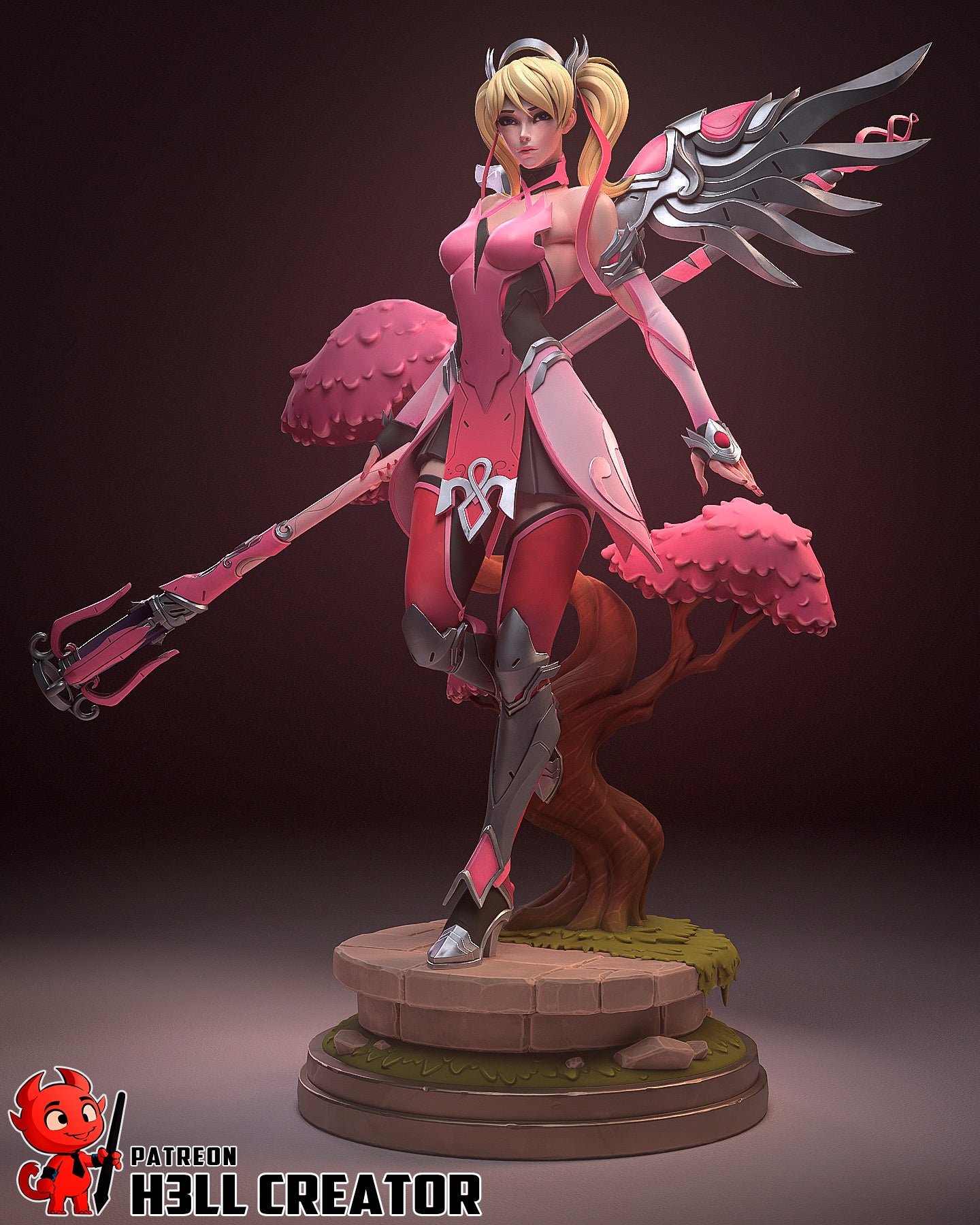 Mercy from Overwatch Fan-Made Model by h3llcreator