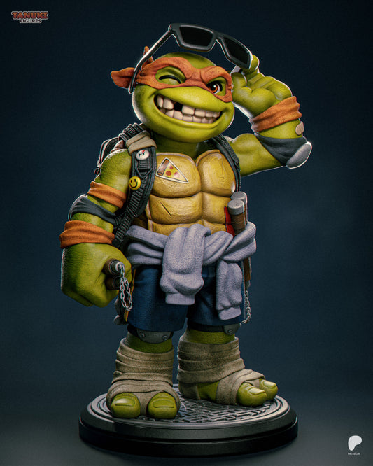 Michelangelo-Garage Kit TMNT - Fanmade Model by Tanuki Figures