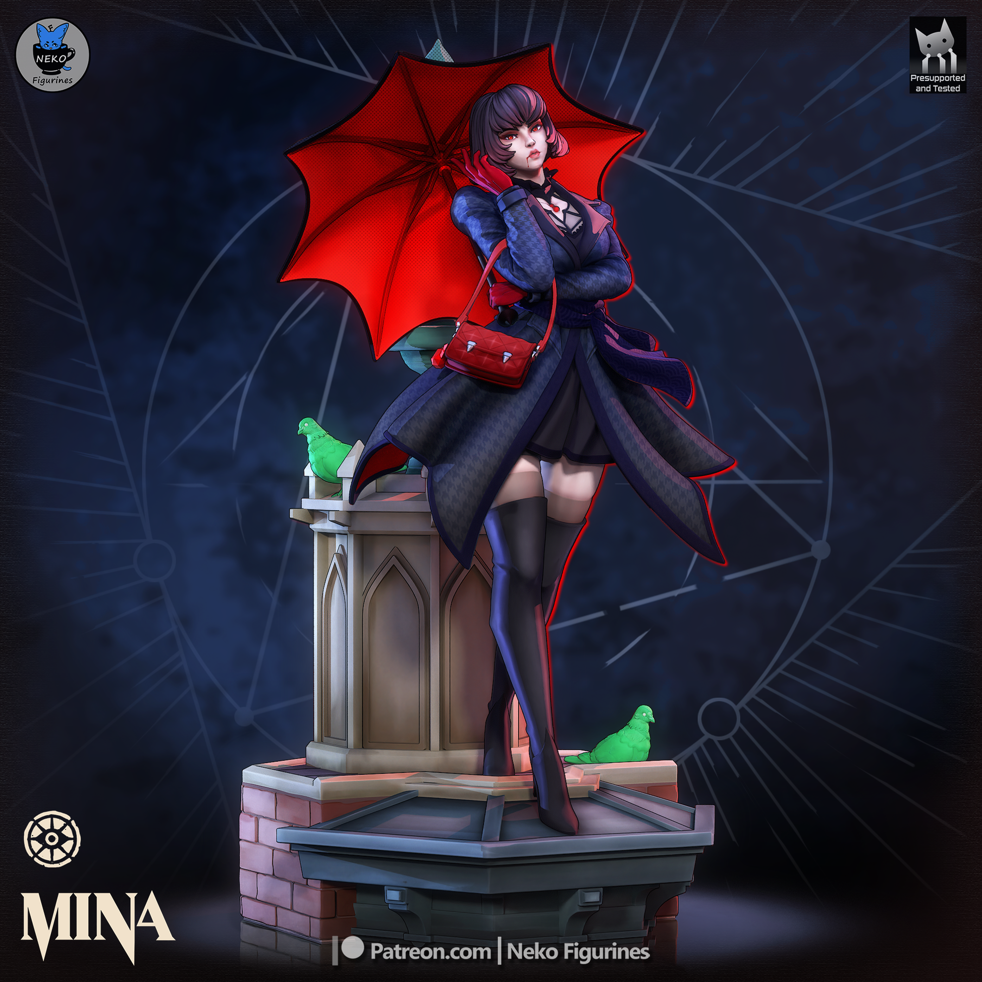 Mina from Deadlock by Neko Figurines | High Quality Resin Print | Painted Commissions available! - Sephiknot