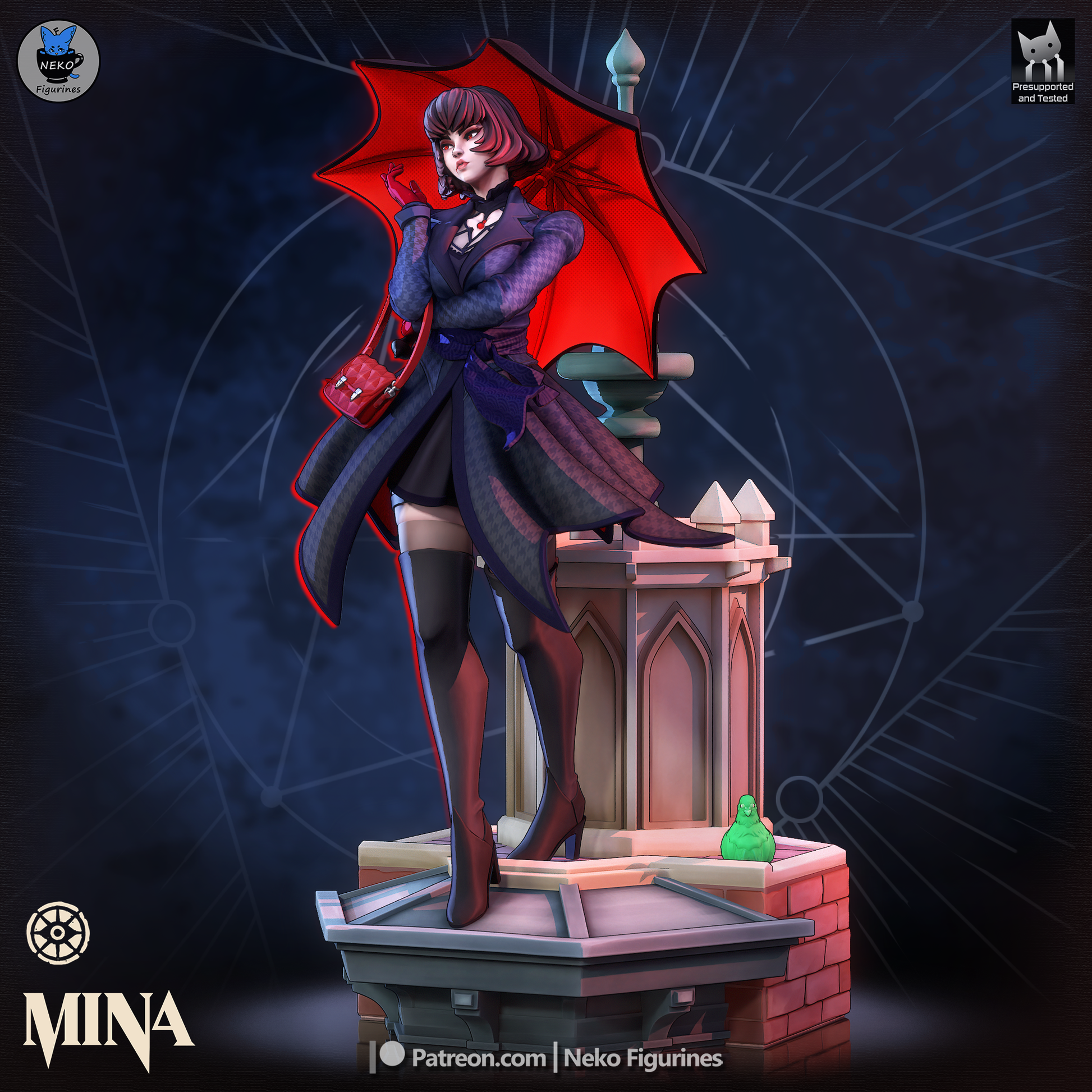 Mina from Deadlock by Neko Figurines | High Quality Resin Print | Painted Commissions available! - Sephiknot