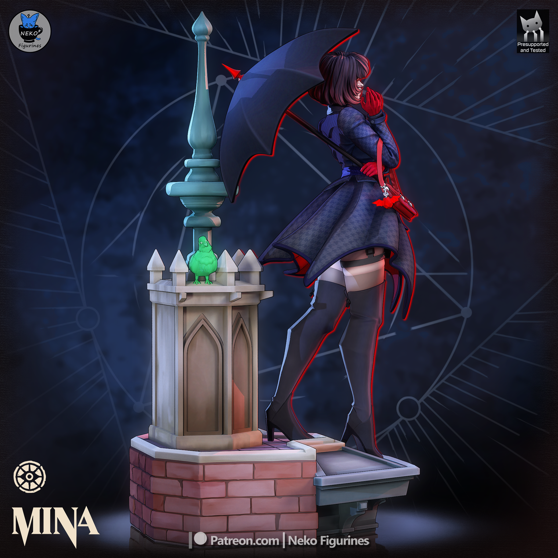 Mina from Deadlock by Neko Figurines | High Quality Resin Print | Painted Commissions available! - Sephiknot