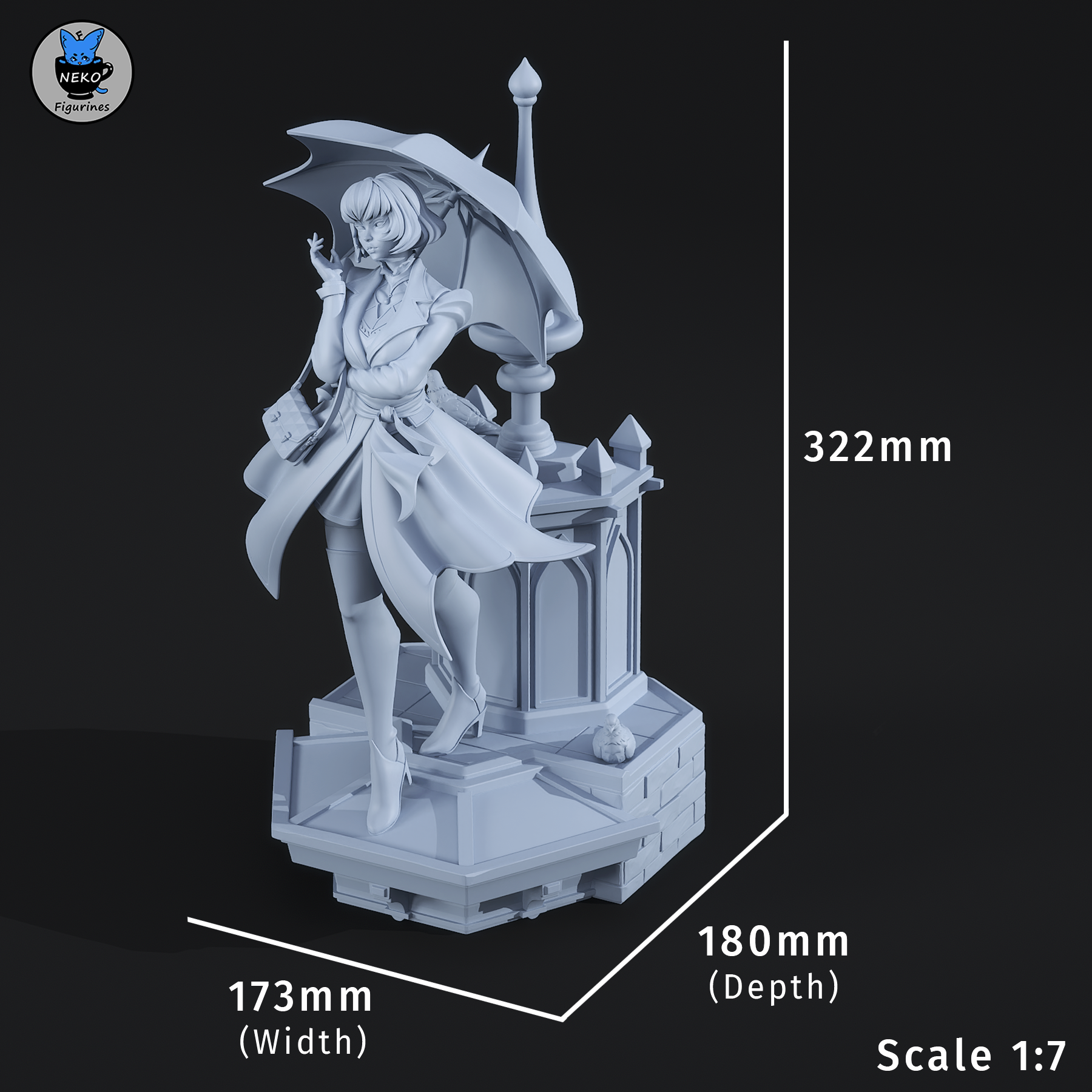 Mina from Deadlock by Neko Figurines | High Quality Resin Print | Painted Commissions available! - Sephiknot