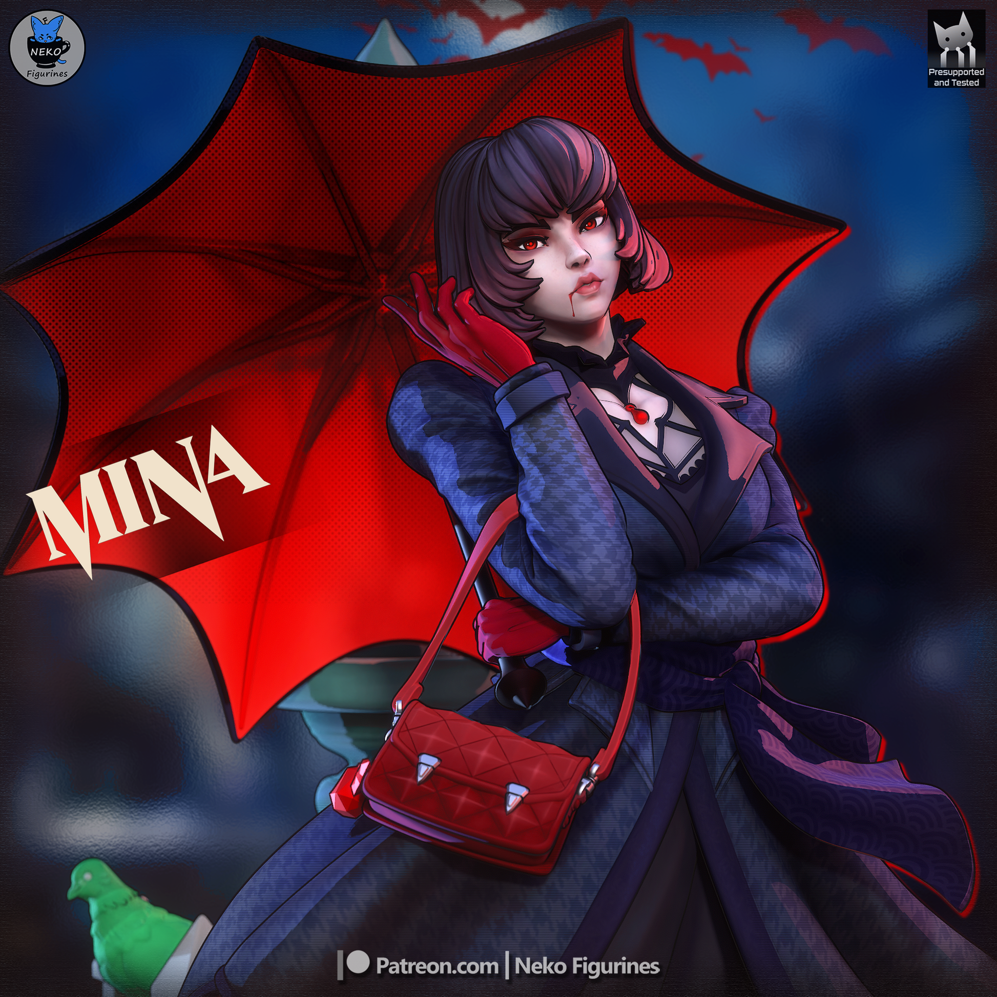 Mina from Deadlock by Neko Figurines | High Quality Resin Print | Painted Commissions available! - Sephiknot