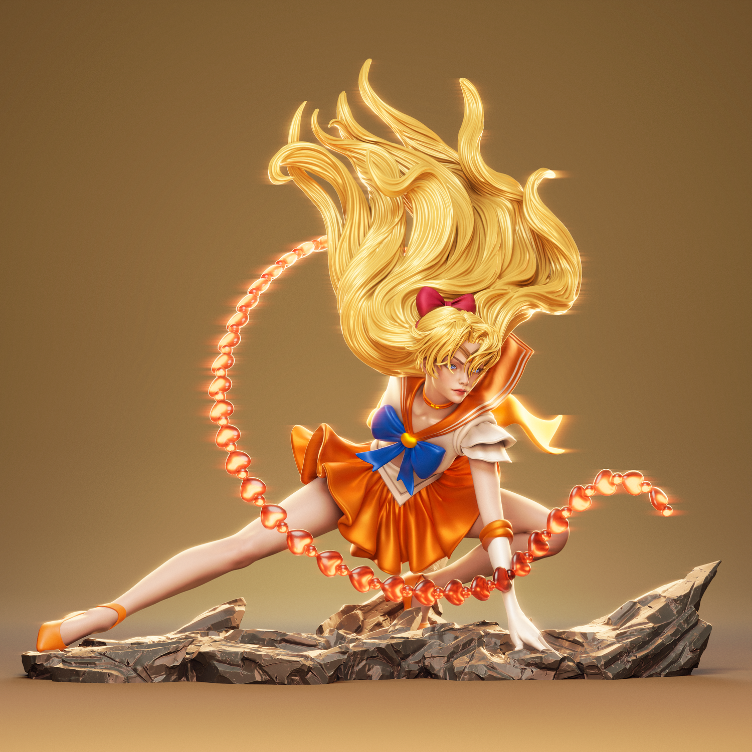 Minako from Sailor Moon Fan-Model by CA3D - Sephiknot