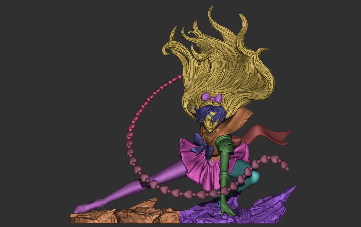 Minako from Sailor Moon Fan-Model by CA3D