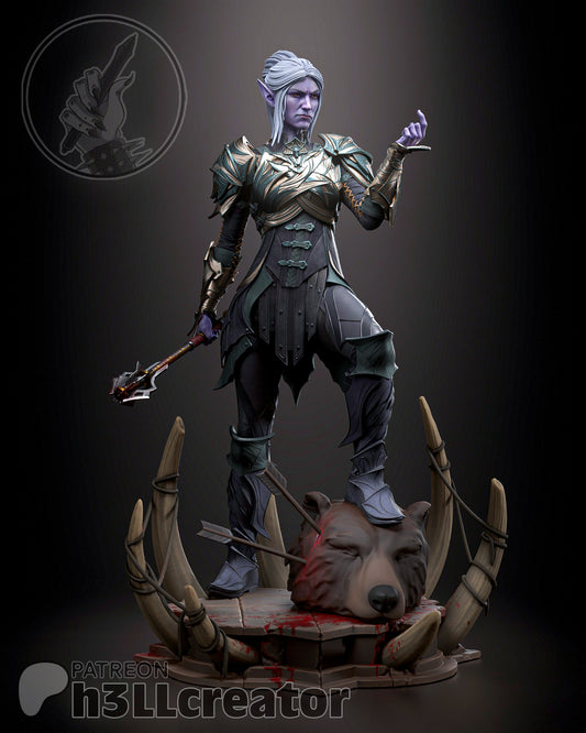 Minthara Garage Kit | Fanmade Model by h3llCreator | Baldurs Gate | 3D Printed - Sephiknot