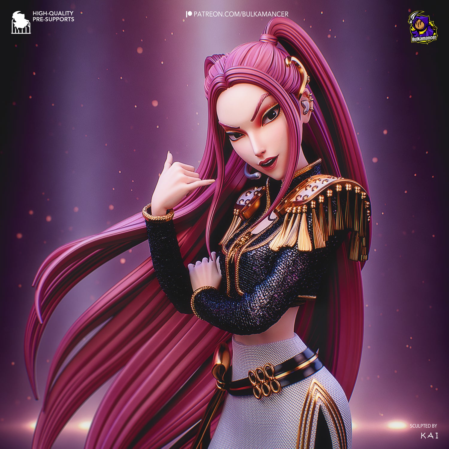 Mira from K-Pop Demon Hunters Fan-Made Model by Bulkamancer - Sephiknot